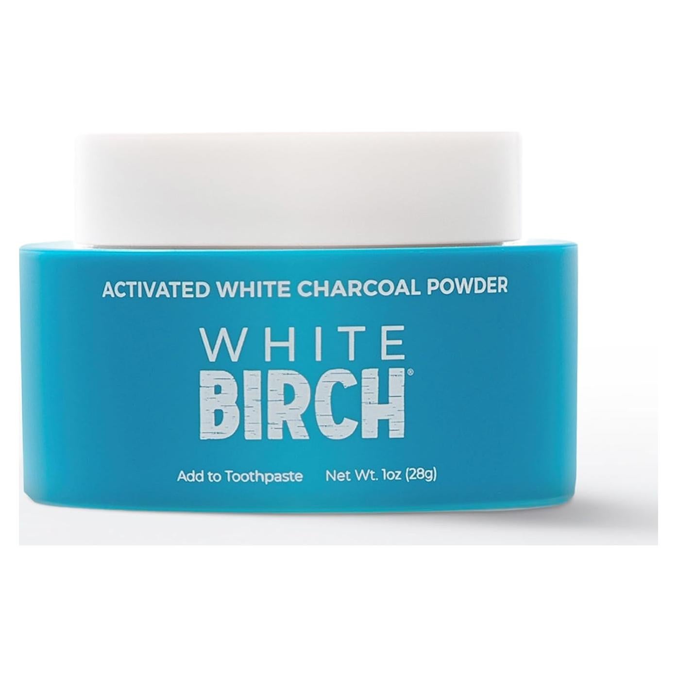 Polvo de Carbón Activado Blanco White Birch - Blanqueamiento Dental