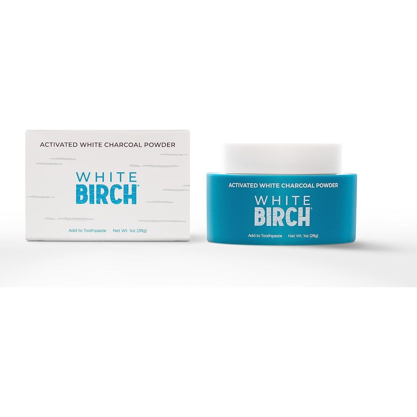 Polvo de Carbón Activado Blanco White Birch - Blanqueamiento Dental