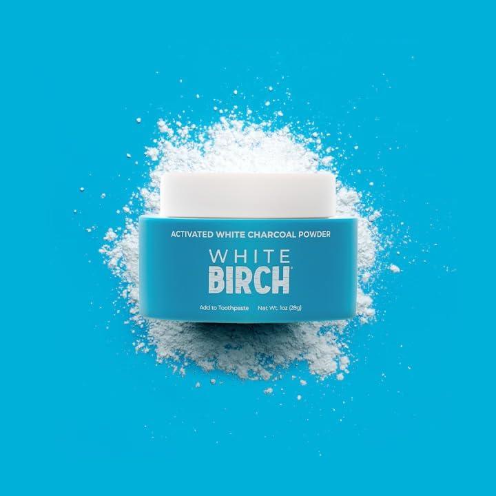 Polvo de Carbón Activado Blanco White Birch - Blanqueamiento Dental