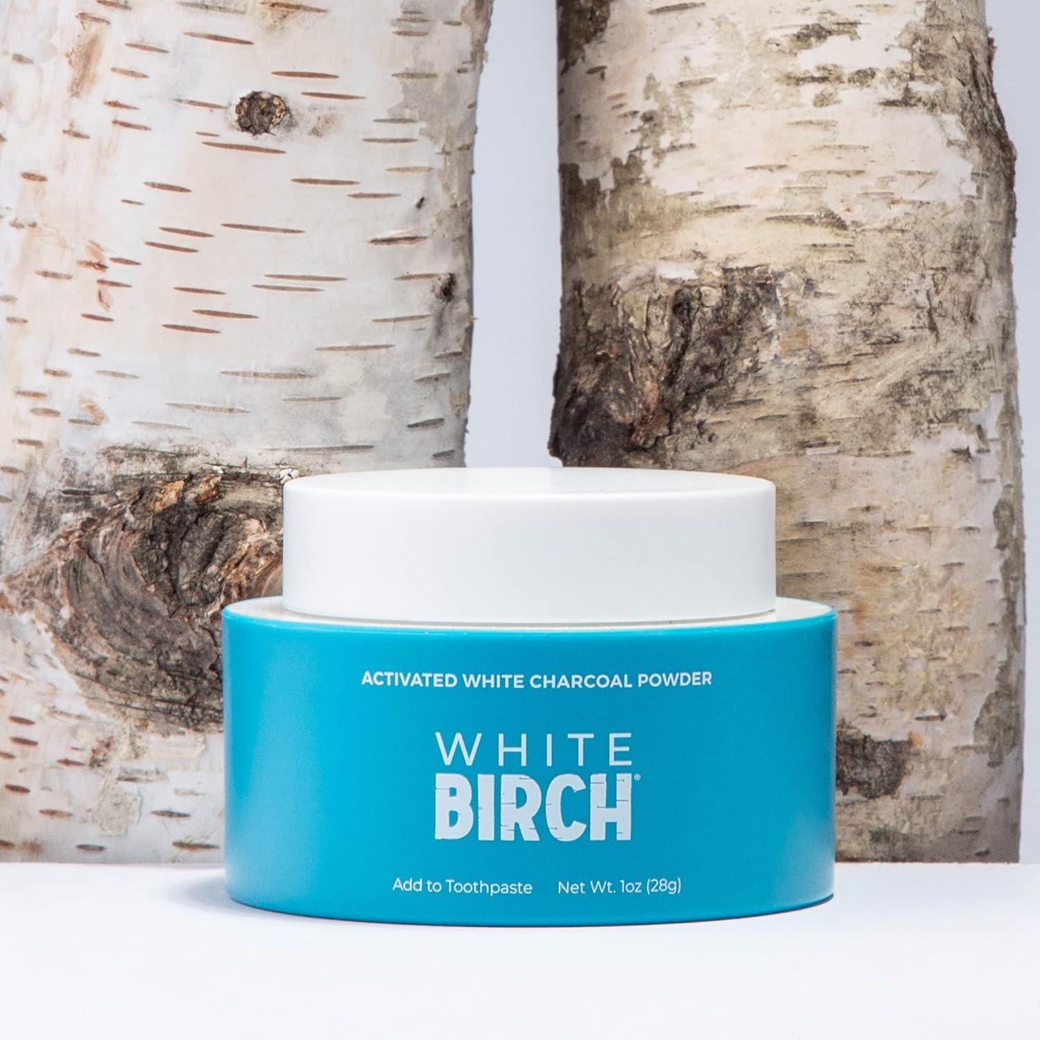 Polvo de Carbón Activado Blanco White Birch - Blanqueamiento Dental
