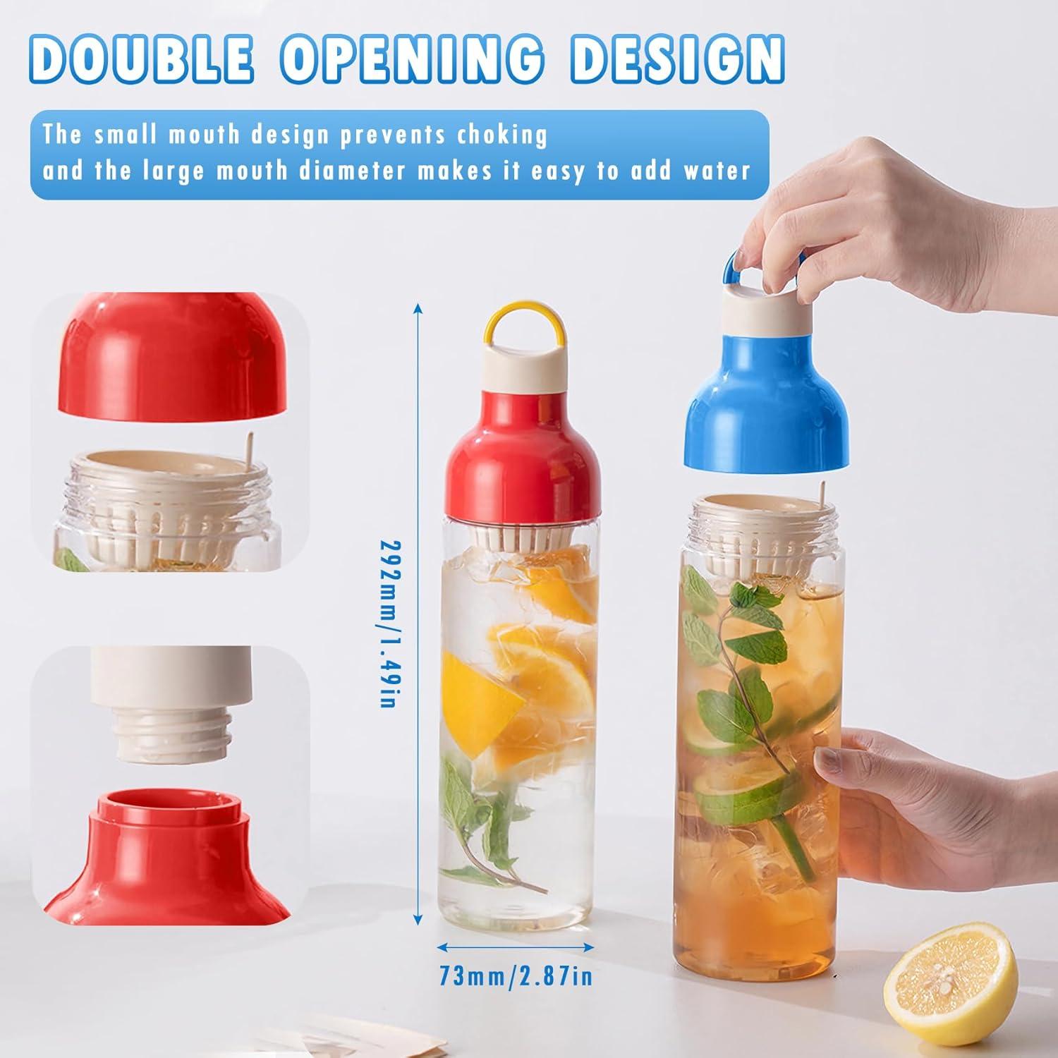 Botella de Agua OneNine 800ml con Infusor a Prueba de Fugas