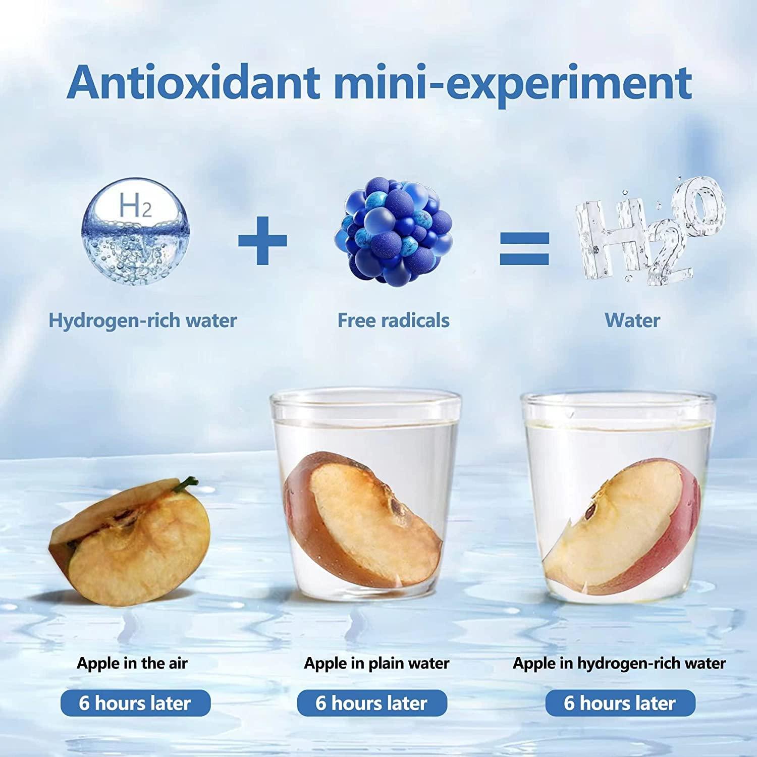 Botella de Agua de Hidrógeno YONGKANG 420ml Libre BPA Plata