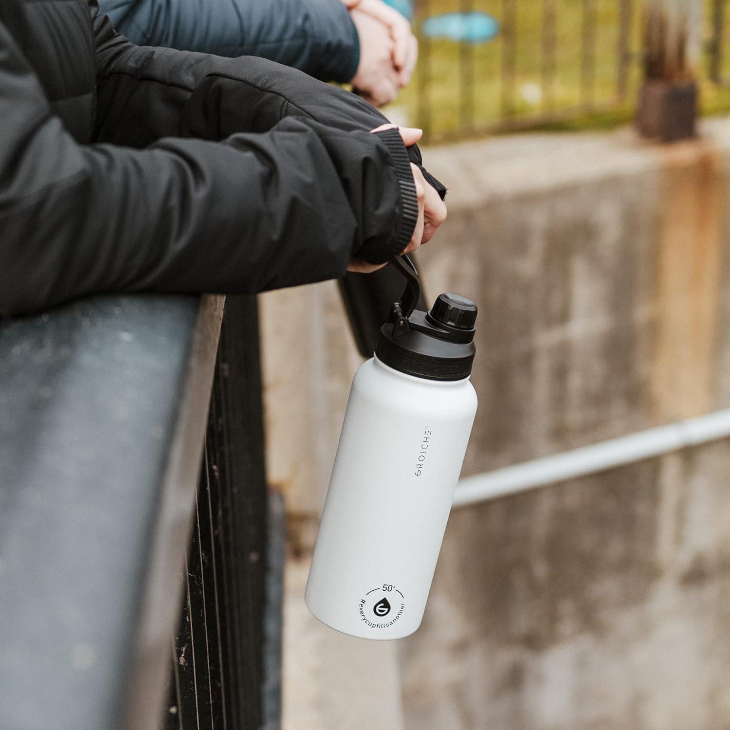 Botella Infusora de Té GROSCHE Chicago 946 ml Acero Inoxidable