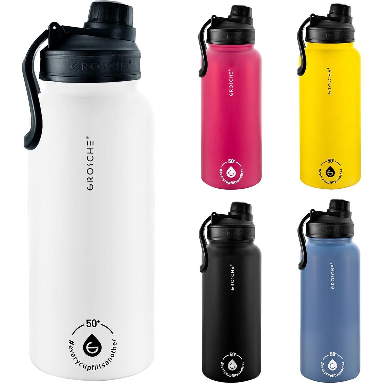 Botella Infusora de Té GROSCHE Chicago 946 ml Acero Inoxidable