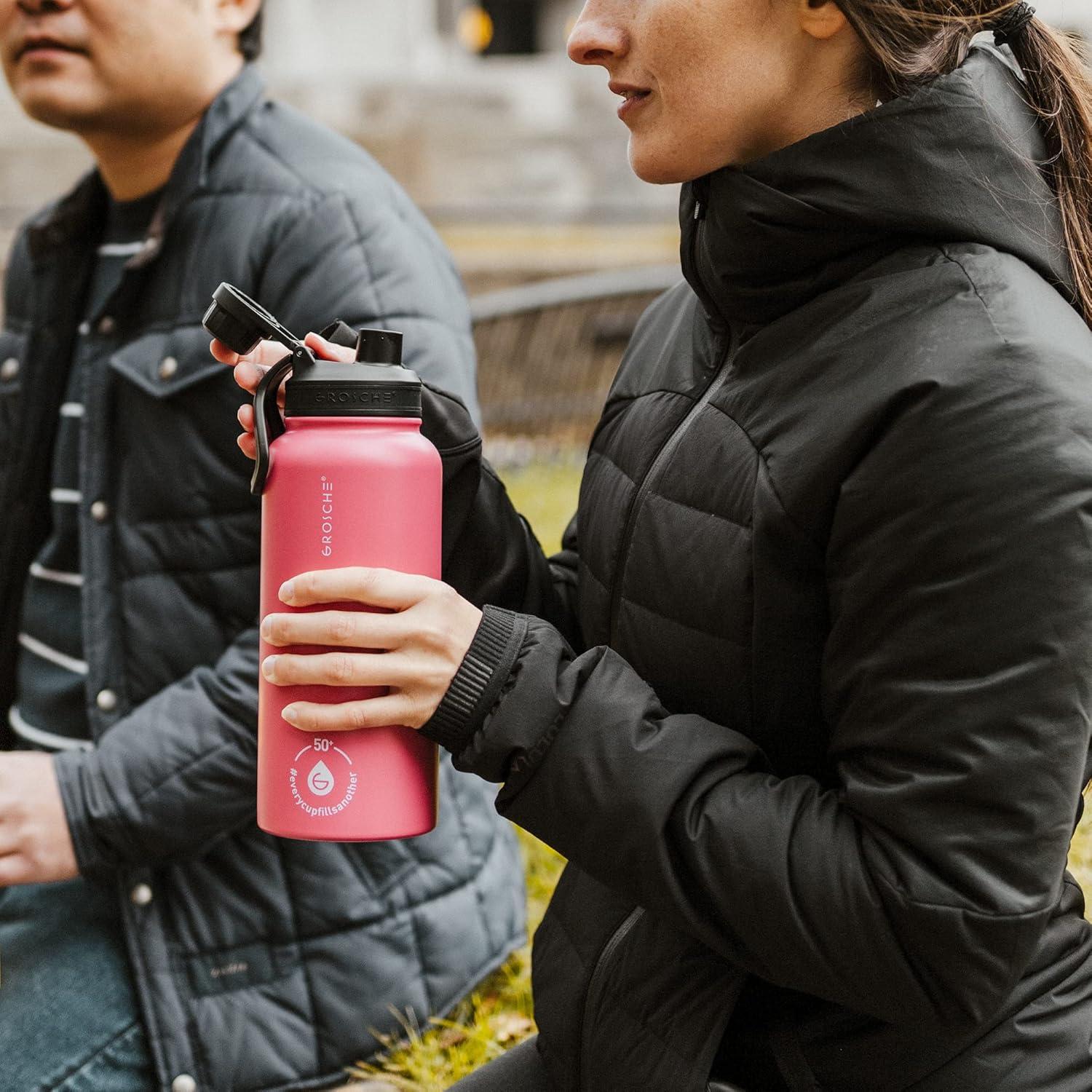 Botella Infusora de Té GROSCHE Chicago 946 ml Acero Inoxidable