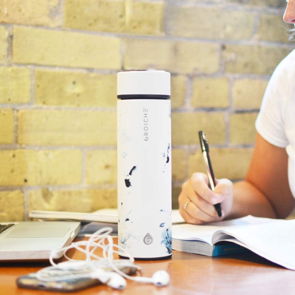 Termo Infusor de Té y Frutas GROSCHE Chicago 450ml Acero Inoxidable