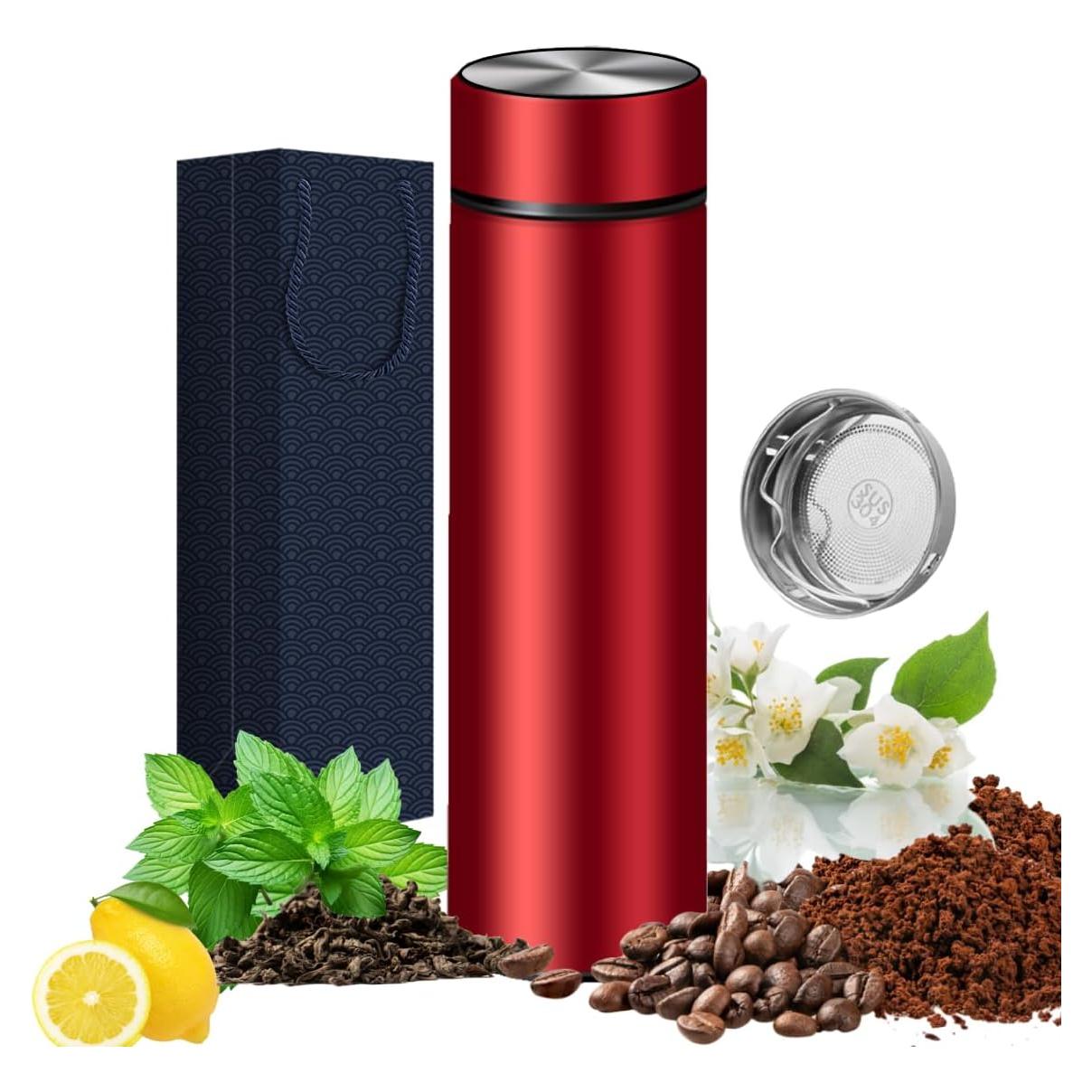 Botella Térmica de Acero Inoxidable ZMHQLPDZ 15 oz Roja