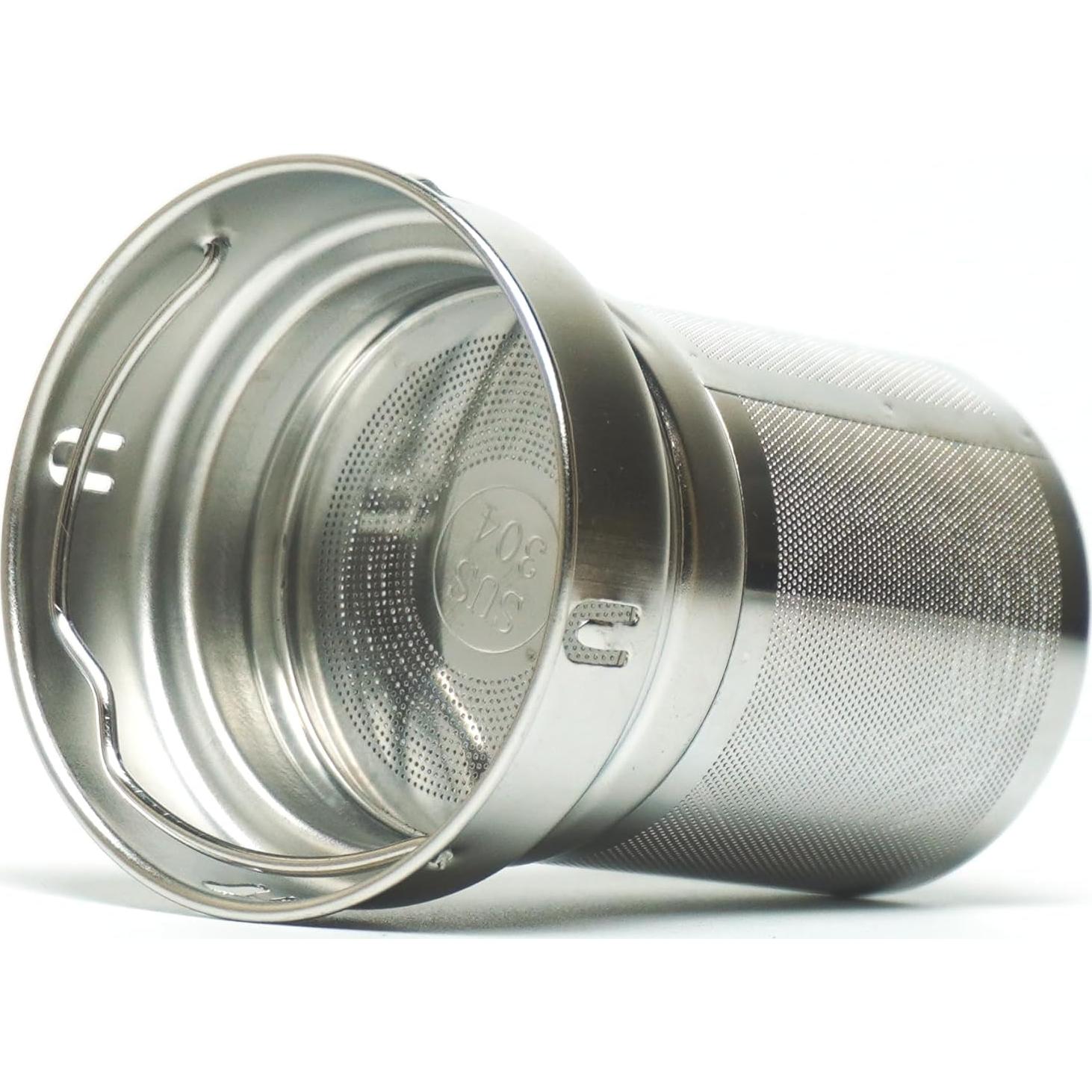 Botella de Agua de Bambú con Infusor de Té Meezo 450 ml