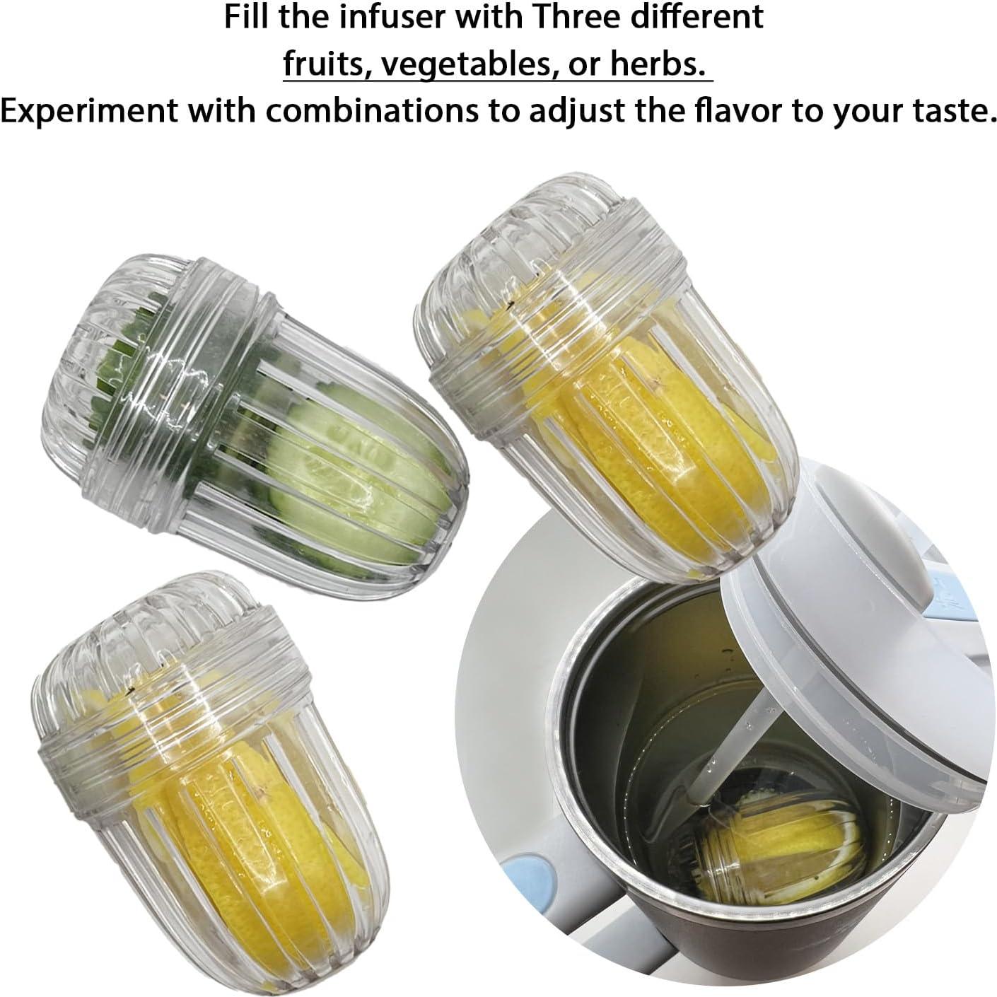 Set de 3 Infusores de Té JICHENGCRAFT de Tritan para Frutas