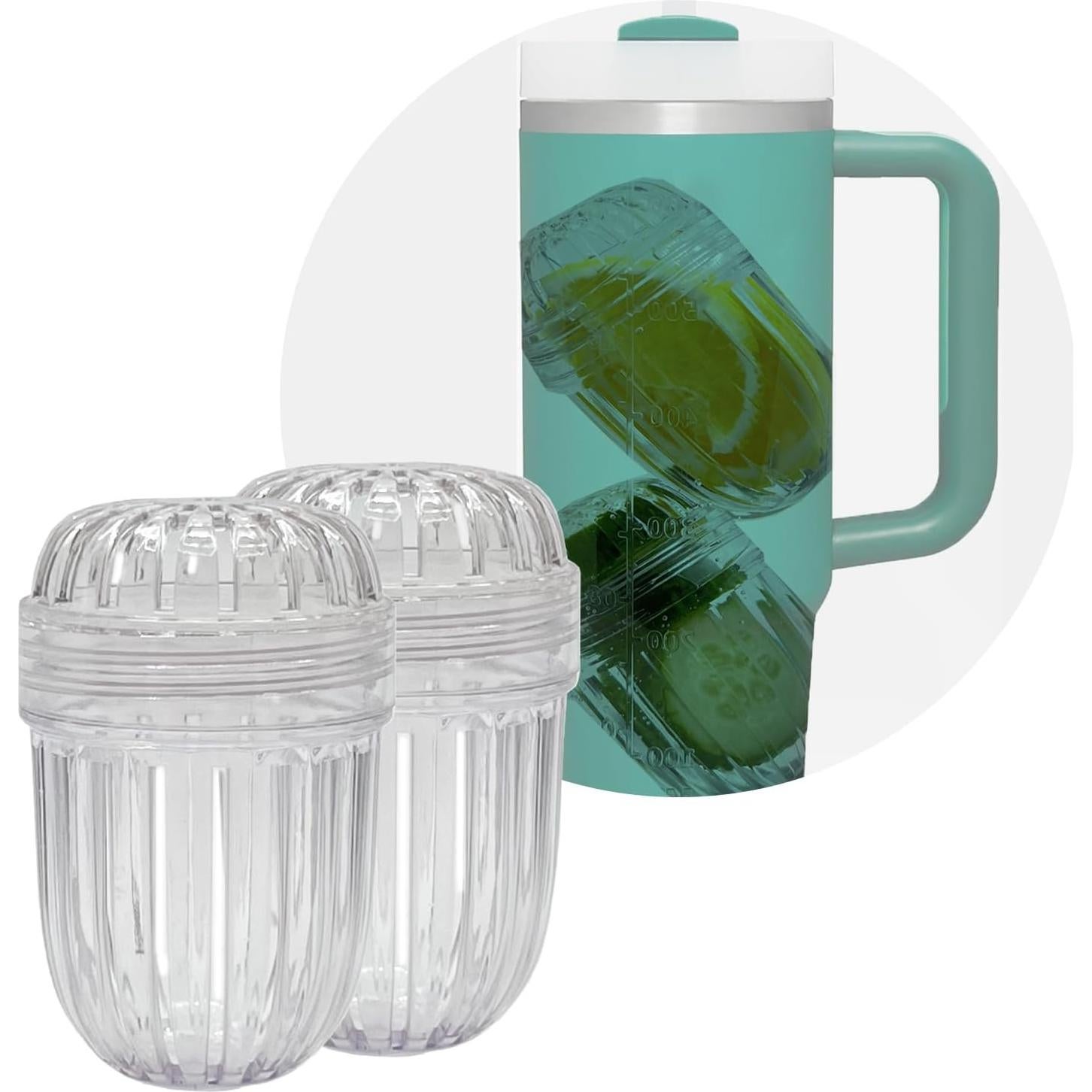 Set de 3 Infusores de Té JICHENGCRAFT de Tritan para Frutas