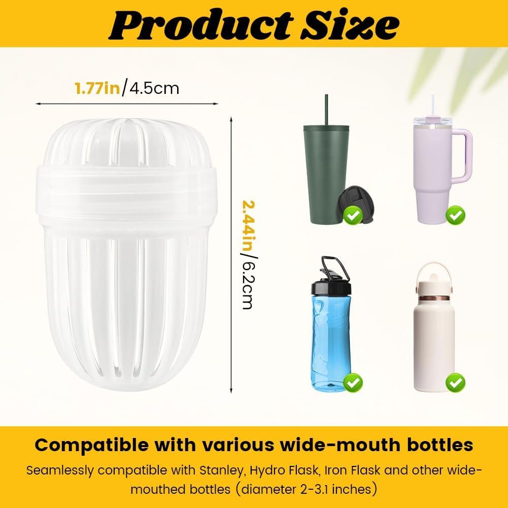 Infusores de Té de Frutas Ranjaner 3PCS para Botellas Anchas