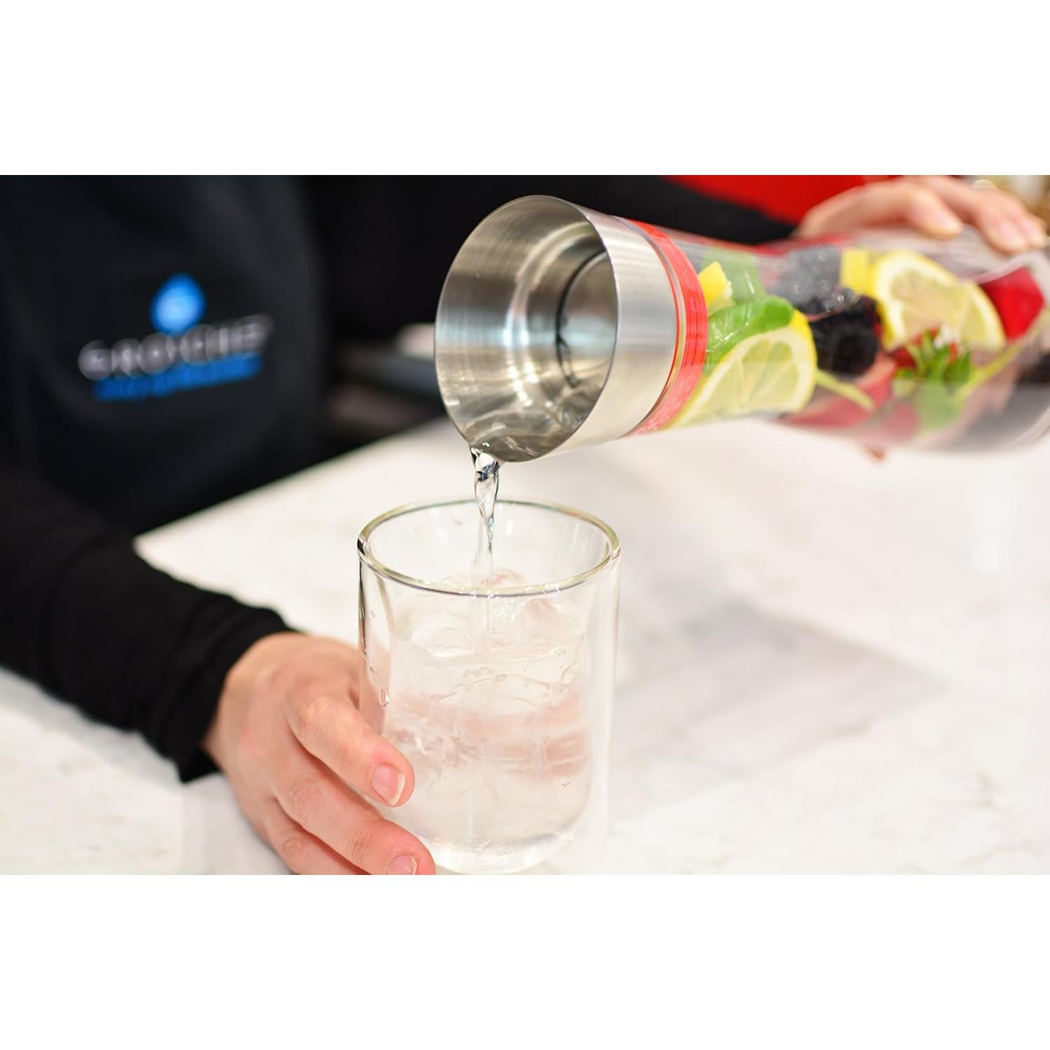 Grosche Rio Jarra de Vidrio 1000ml con Tapa y Filtro