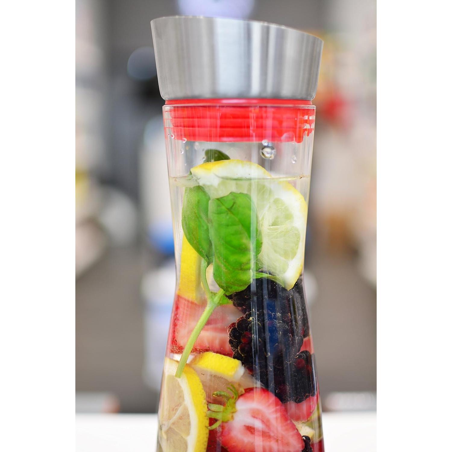 Grosche Rio Jarra de Vidrio 1000ml con Tapa y Filtro