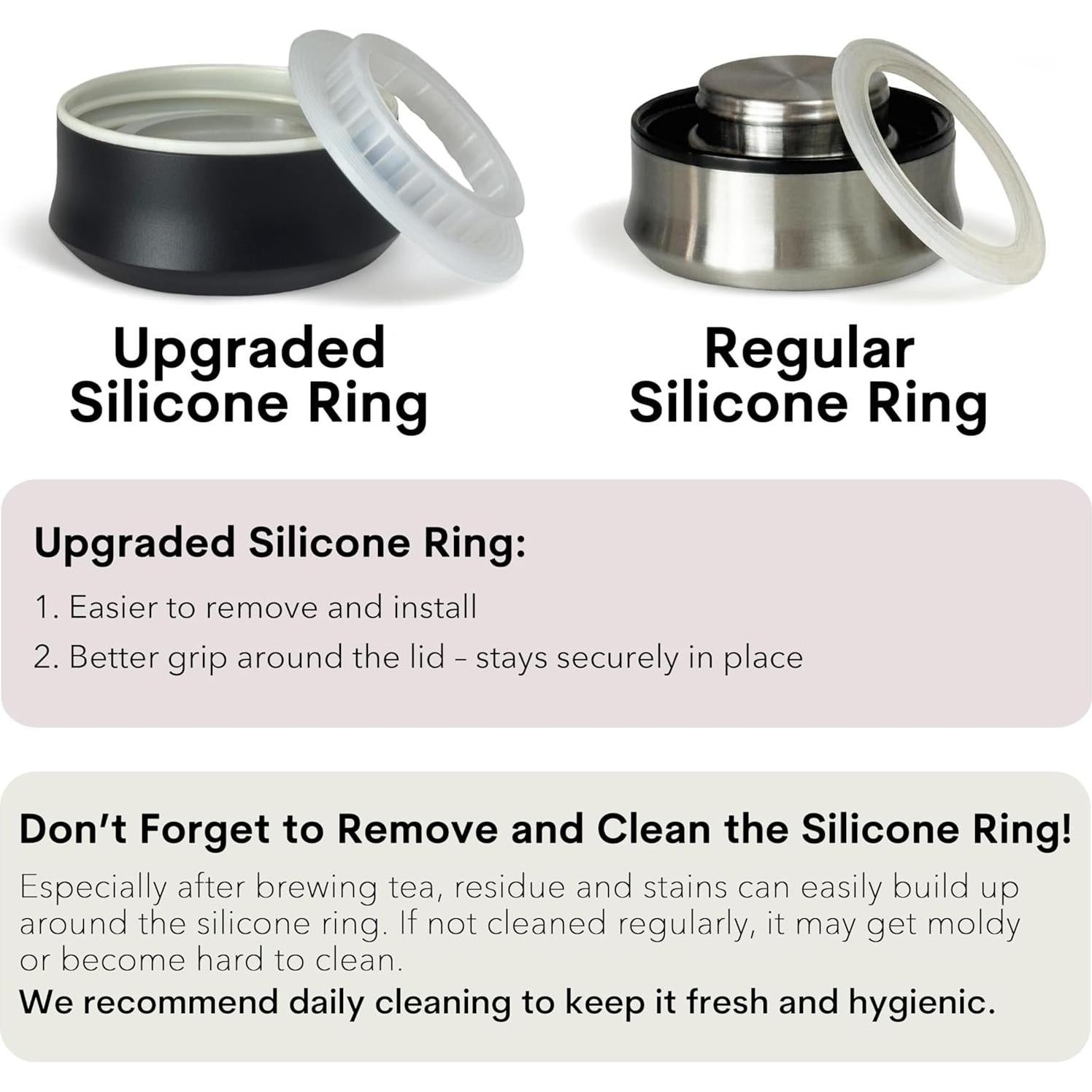 Botella de Té Xaeiglas 400ml con Infusor Acero Inoxidable