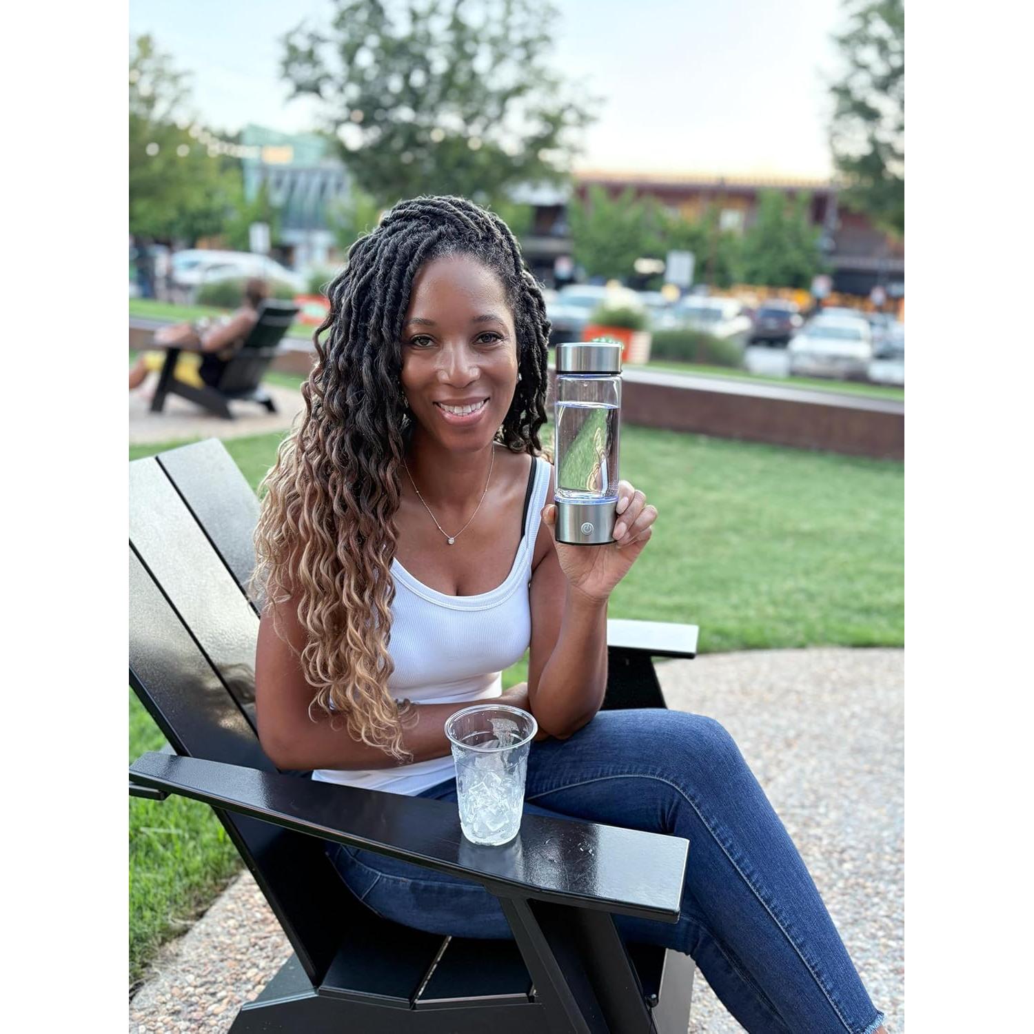 Botella de Agua Hidrogenada Aqua Vital 2025 470 ml USB-C