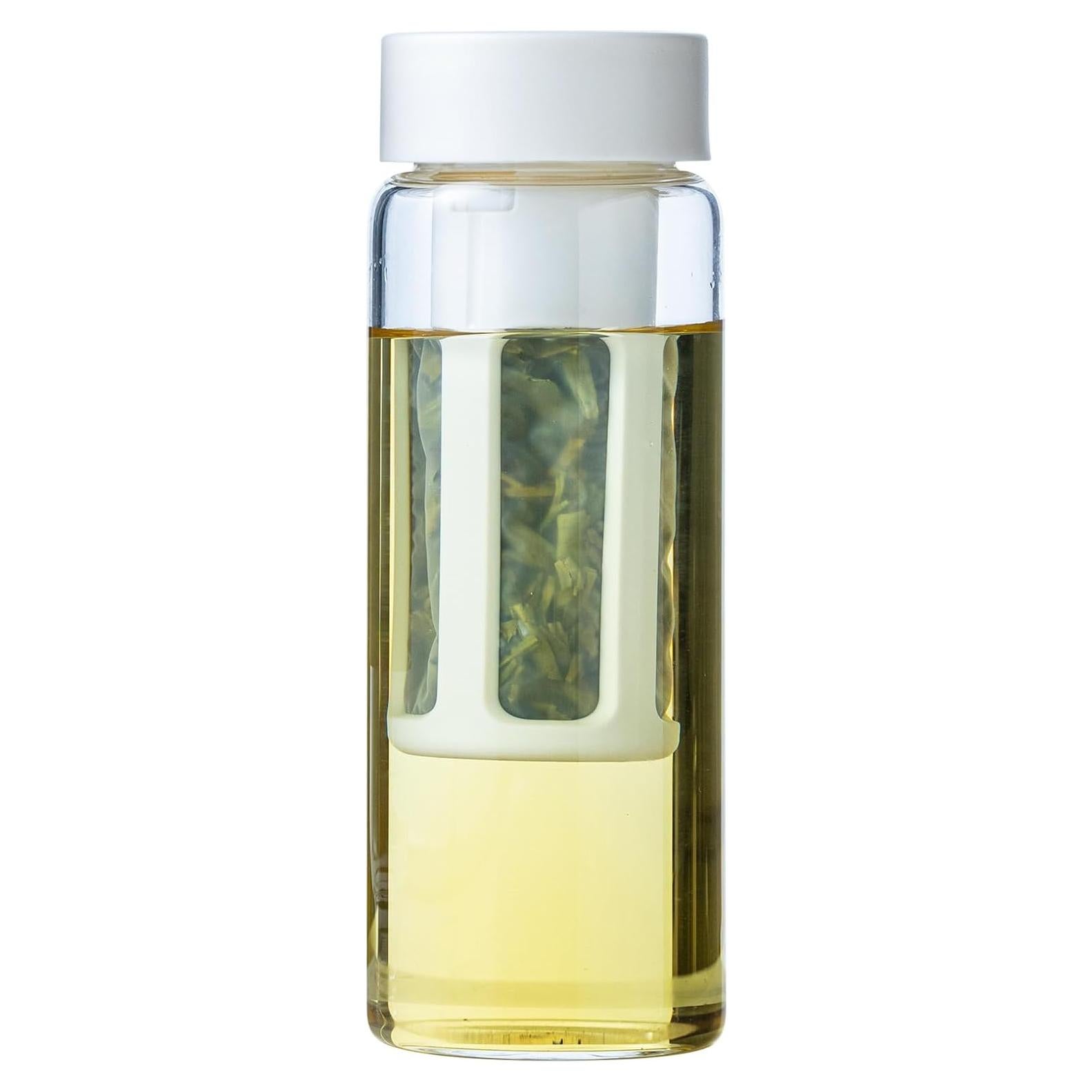 Botella Cold Brew 570ml Wangsdjy con Filtro Removible - Blanco