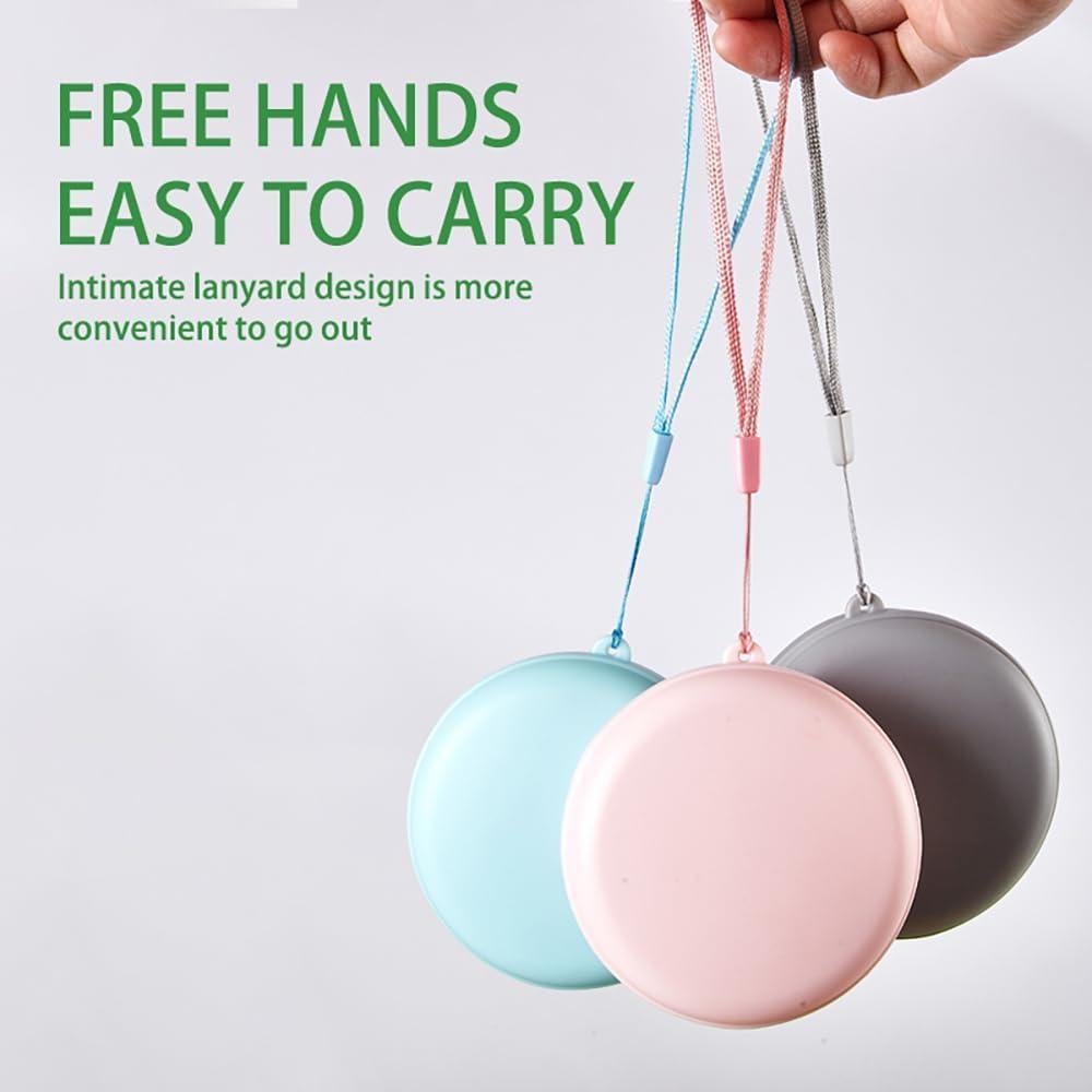 Tazas de Café Plegables UNNESTAR 180ml Silicona 2 Pcs Azul/Rosa