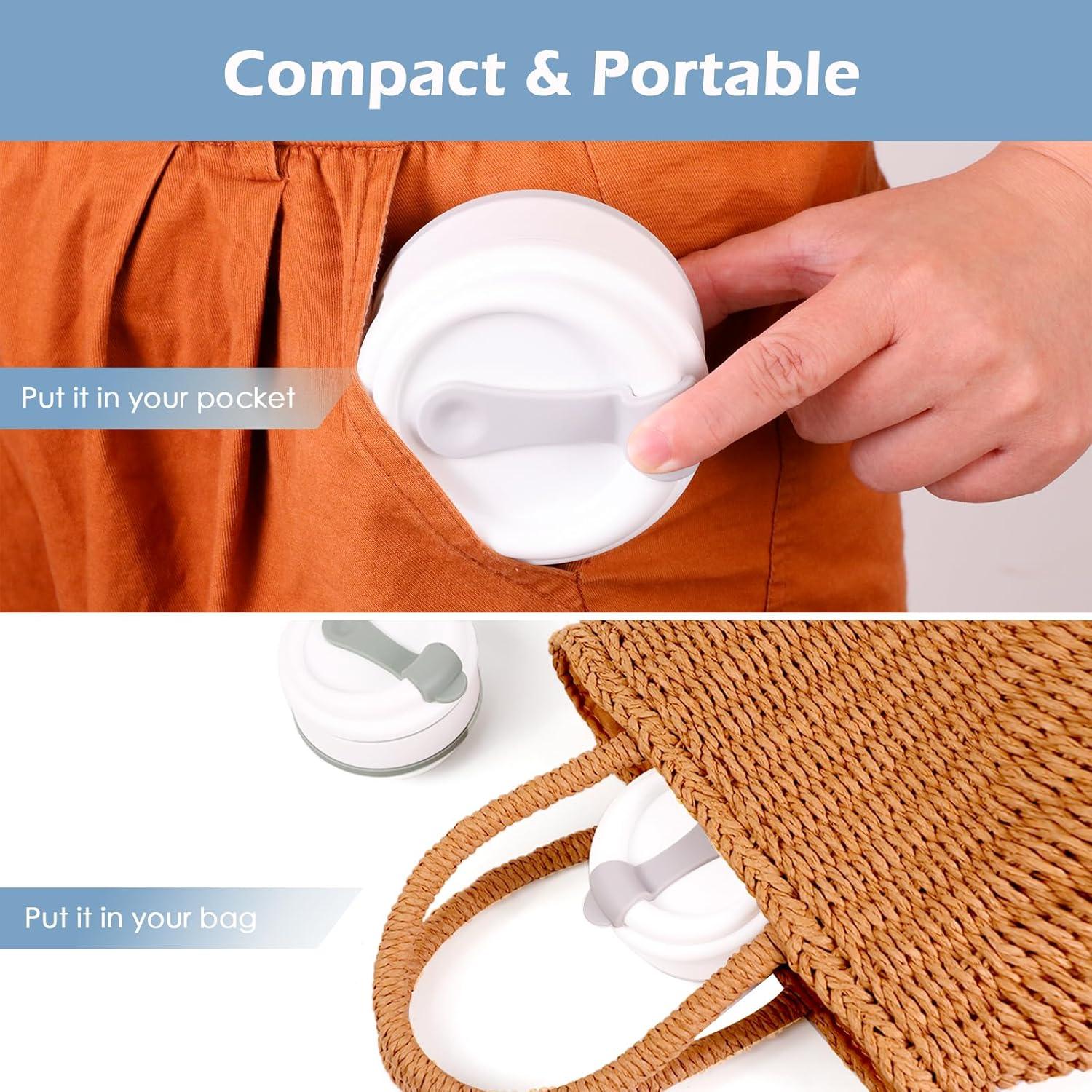 Tazas Plegables 1st Heaven de Silicona 12 oz para Viajar - 2PCS