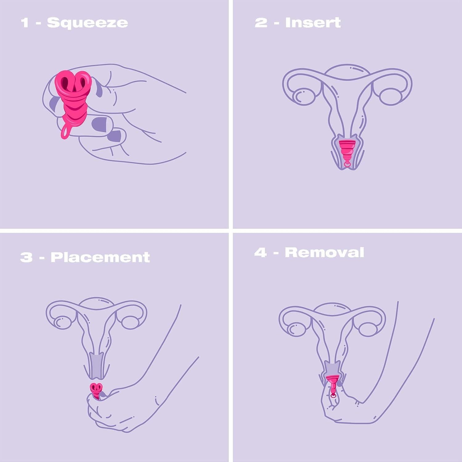 Copa Menstrual Intimina Lily Cup One para Principiantes 4.7cm