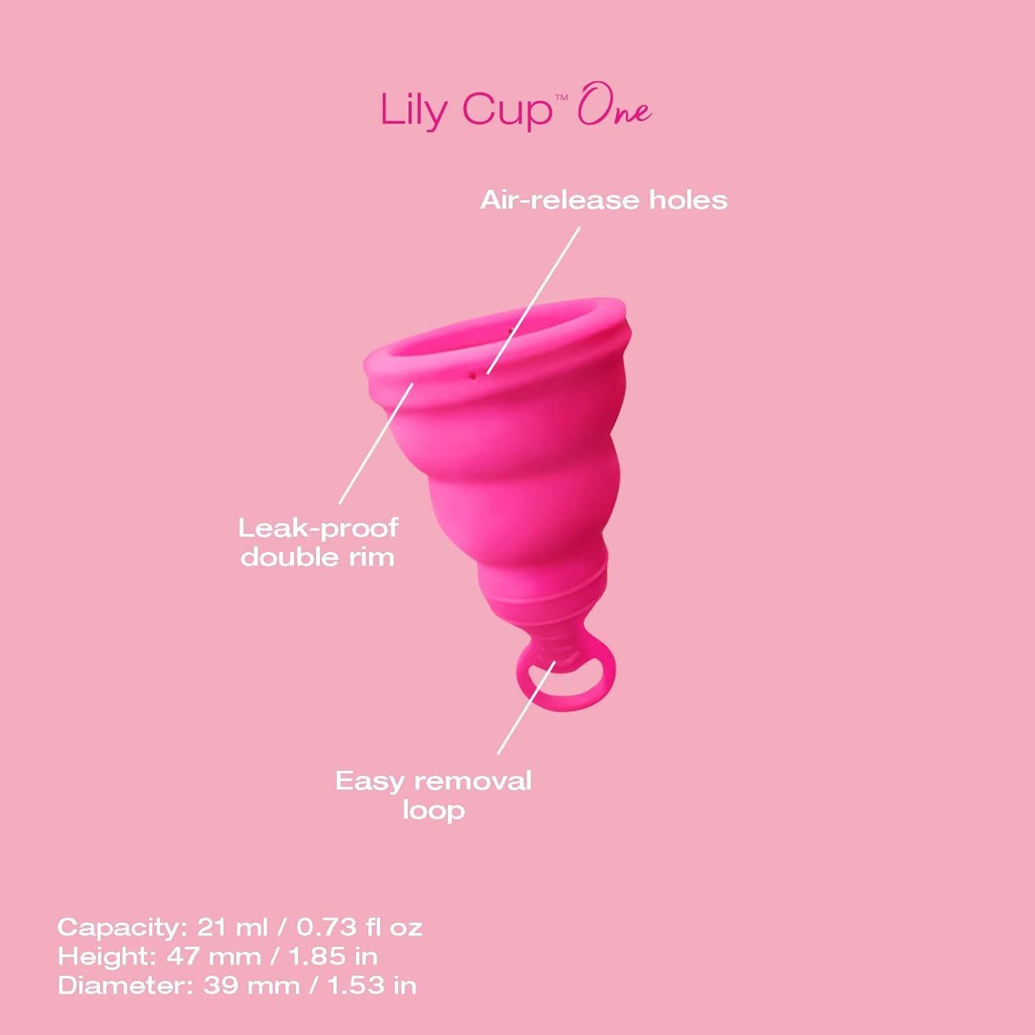 Copa Menstrual Intimina Lily Cup One para Principiantes 4.7cm