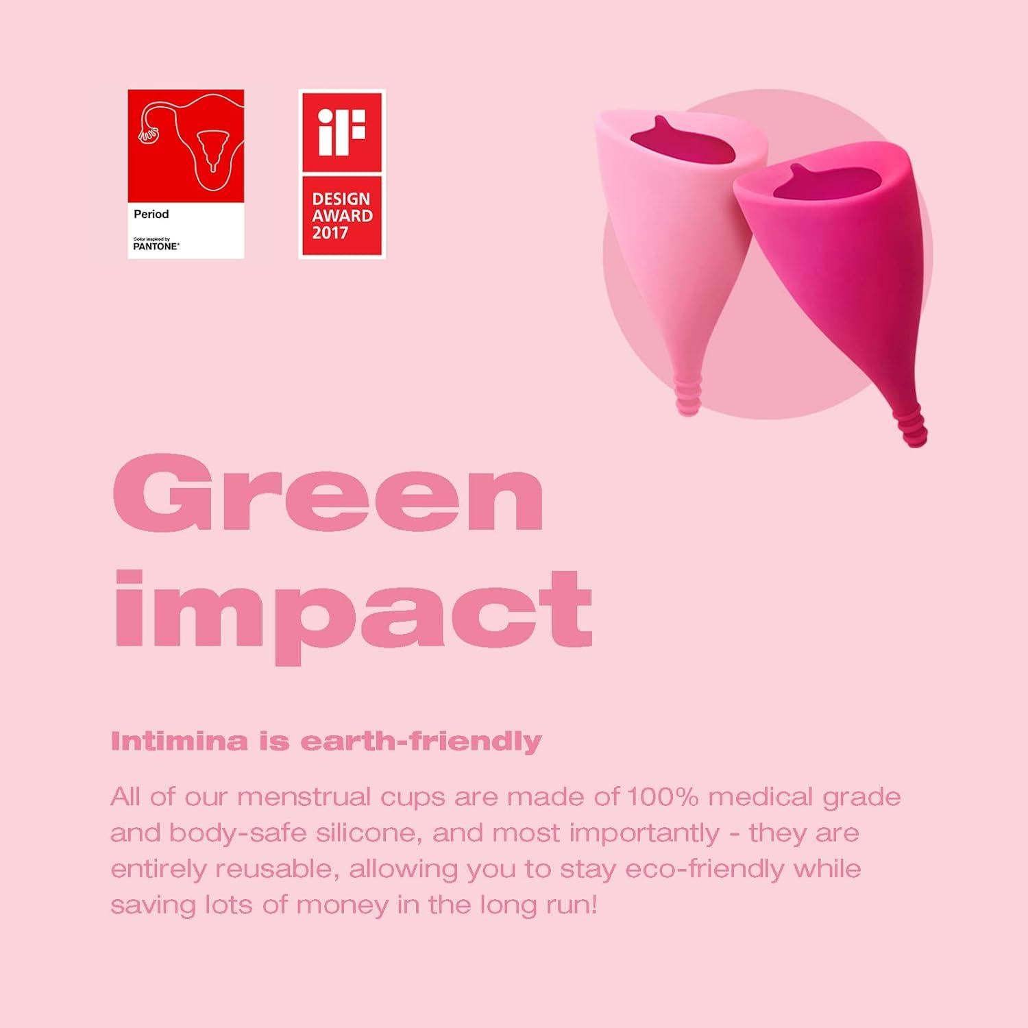 Copa Menstrual Intimina Lily Cup One para Principiantes 4.7cm