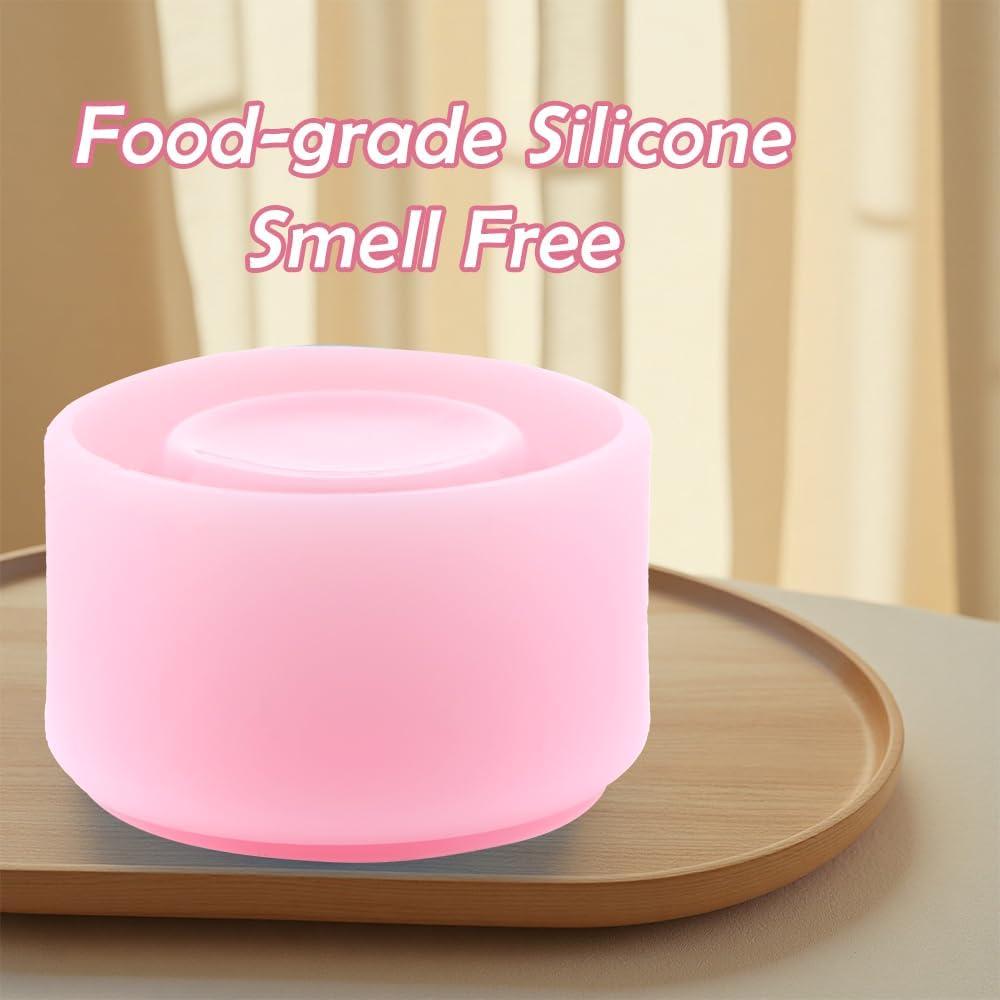 Vasos de Vino de Silicona Plegables TWZKXC 200ml Rosa