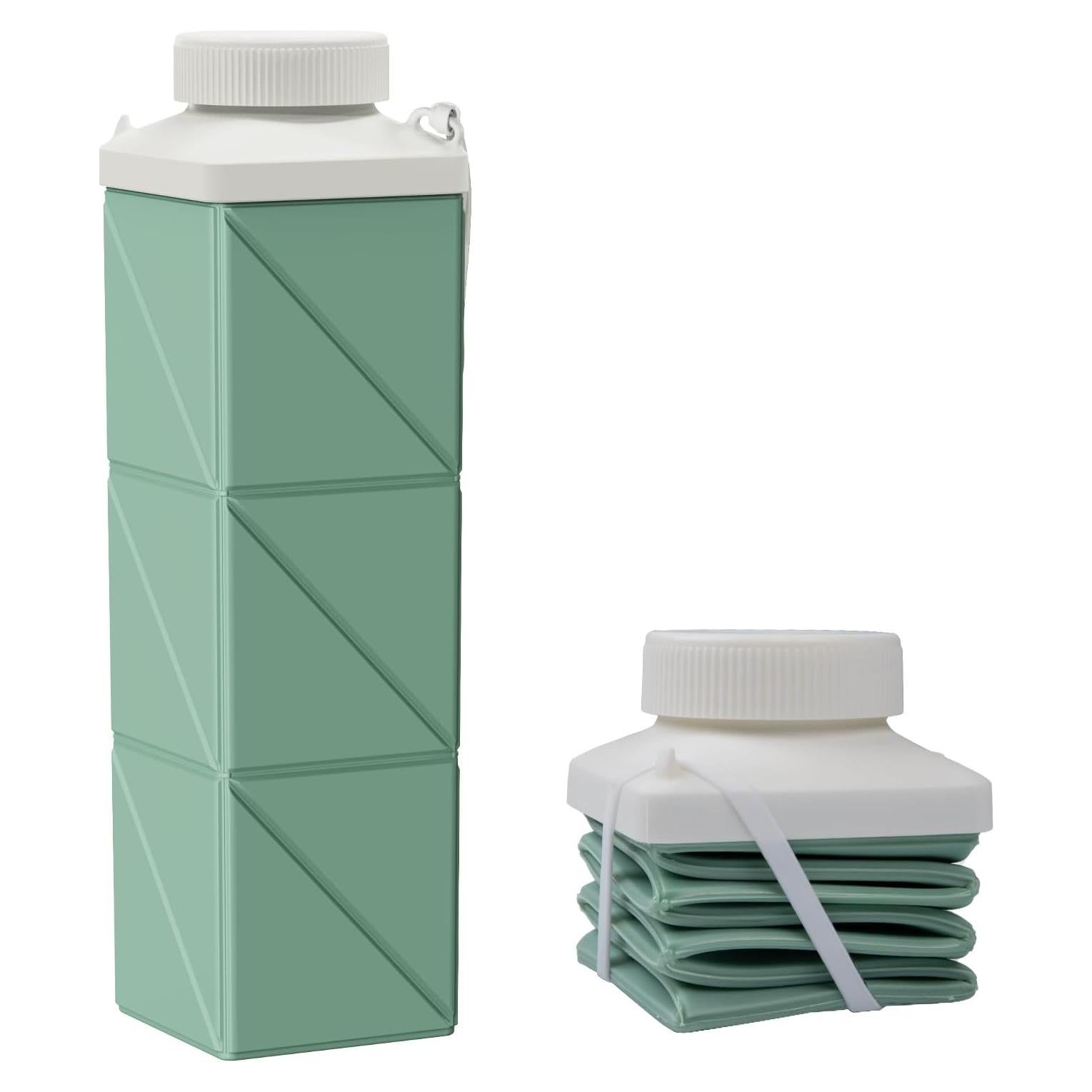 Botella de Agua Plegable Popdigito 720ml Ligera a Prueba de Fugas