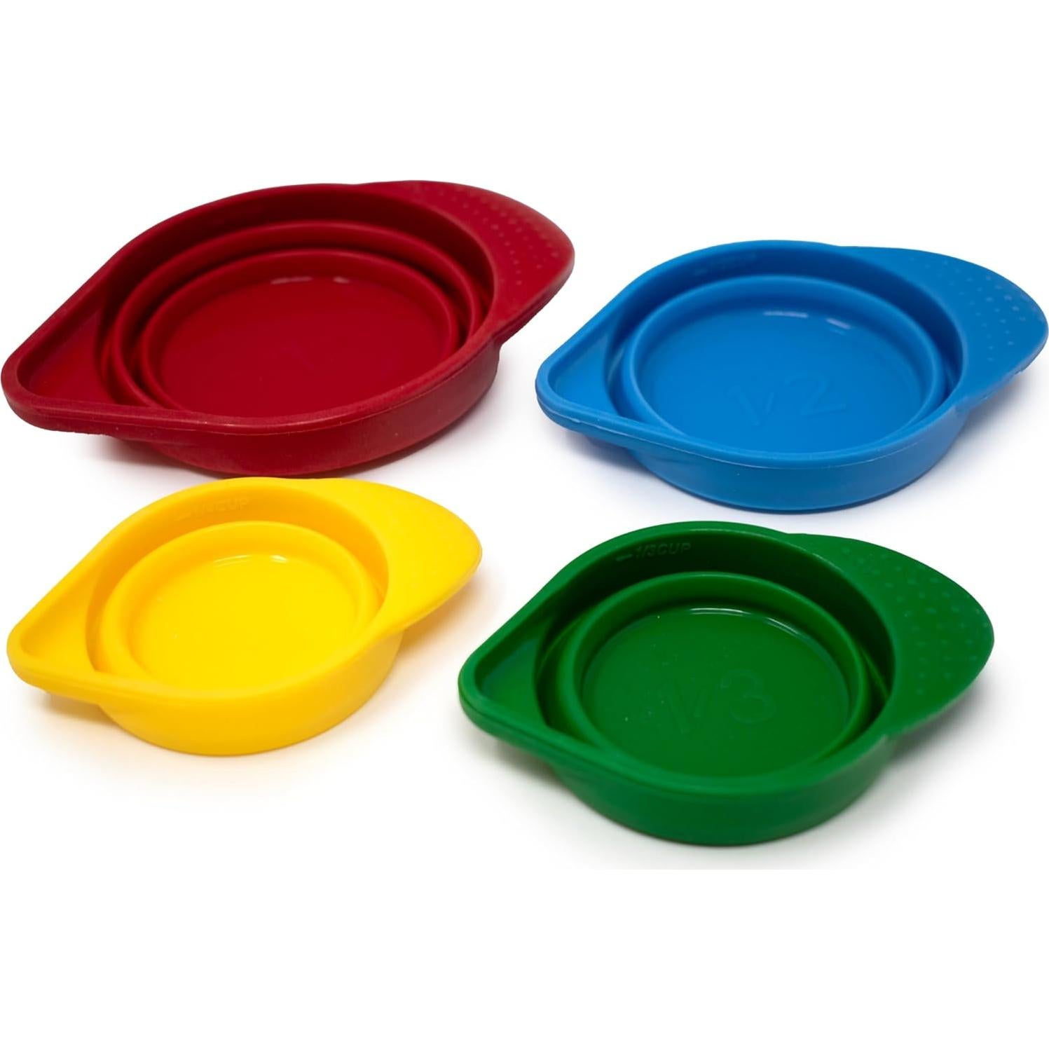 Juego de Tazas Medidoras Plegables Norpro 4 Piezas 60ml a 250ml