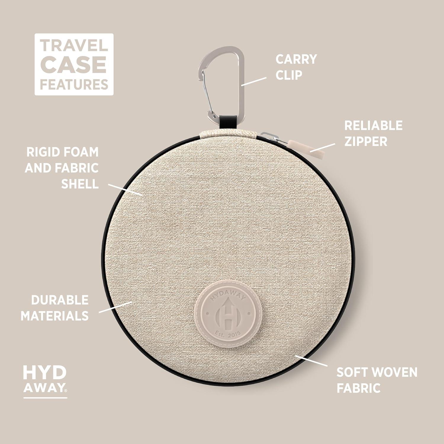 Funda de Viaje HYDAWAY para Botellas y Tazas Plegables - Resistente al Agua