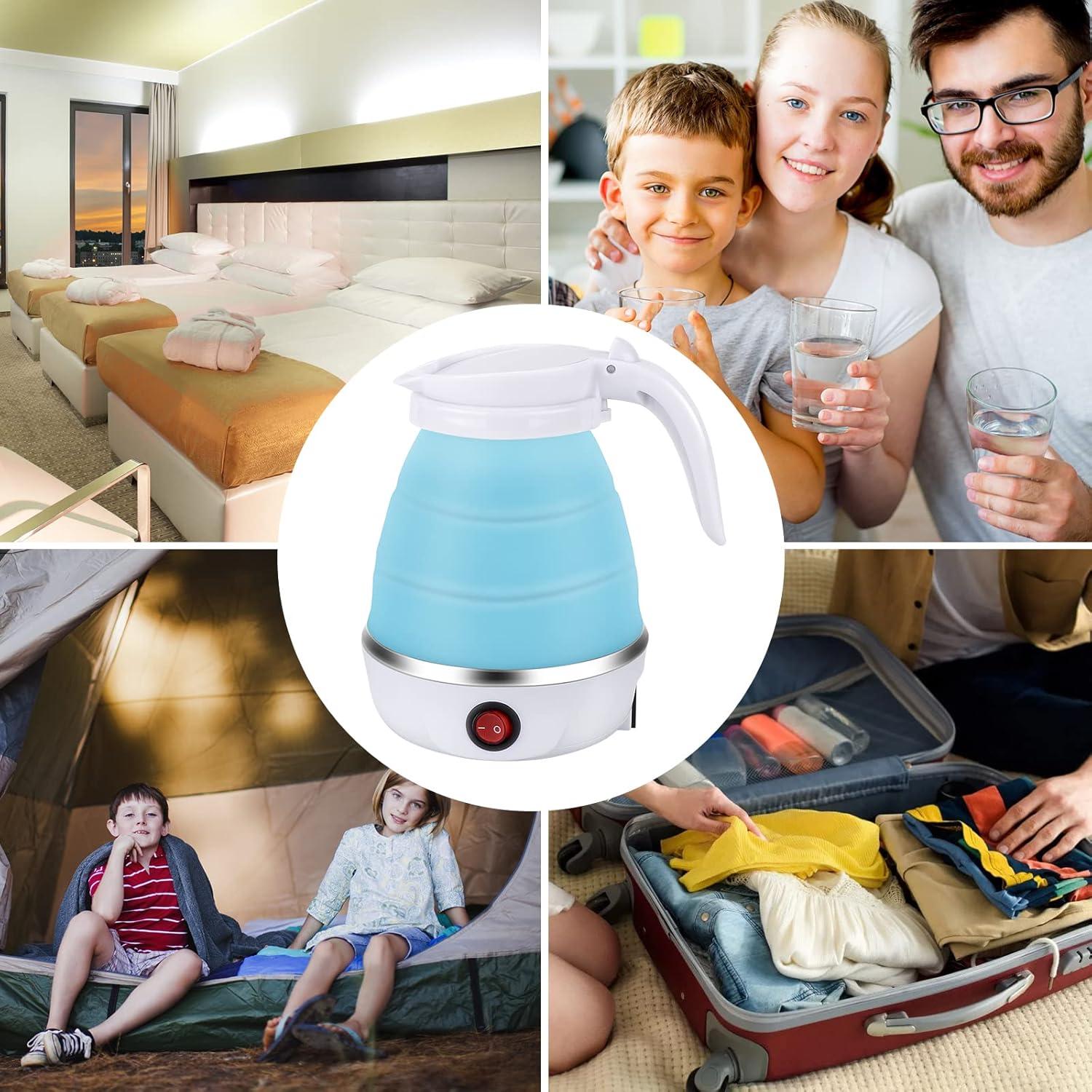 Hervidor Eléctrico Plegable WADEO 600ml 400W Azul