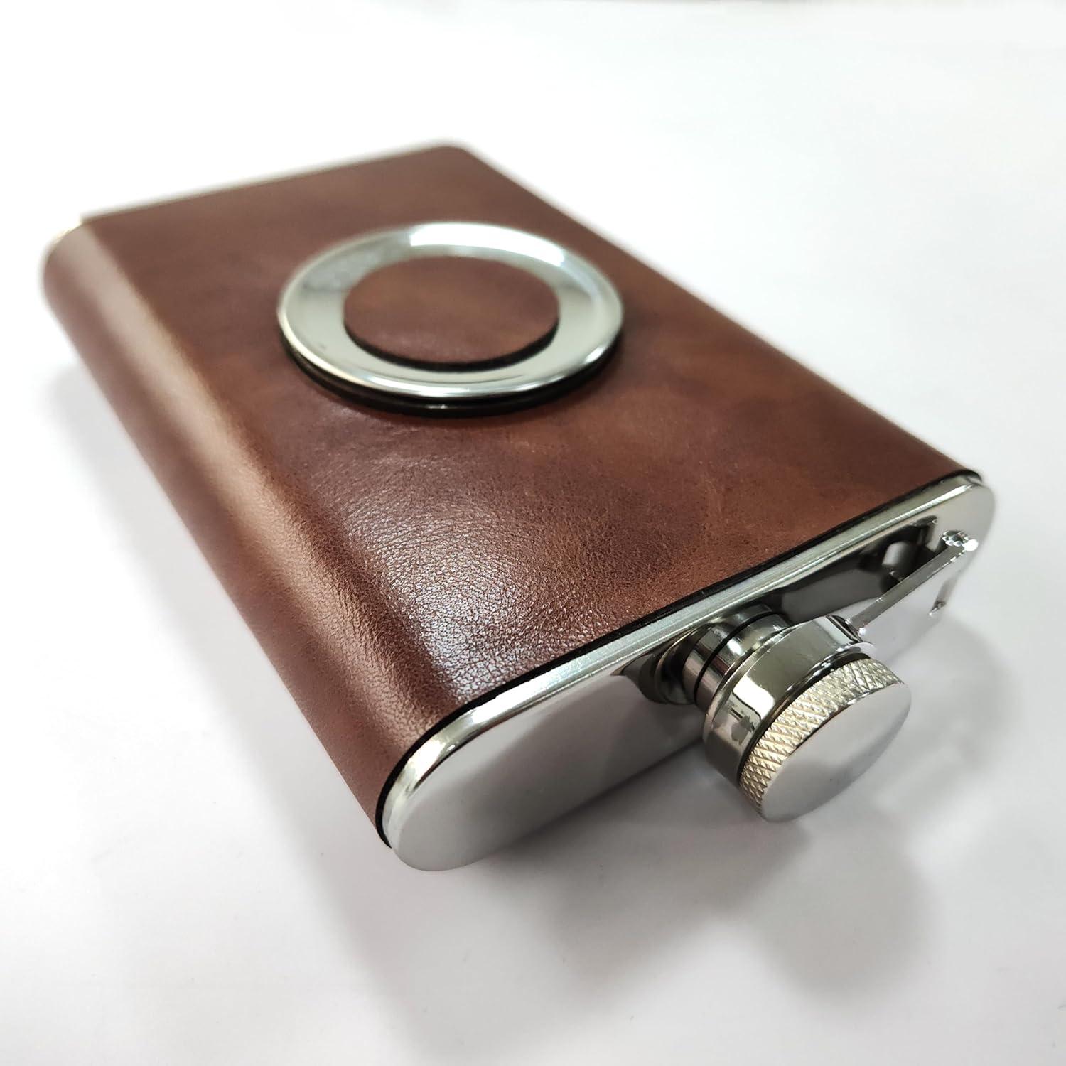 Frasco de acero inoxidable 240ml CNFLASK con copa colapsable