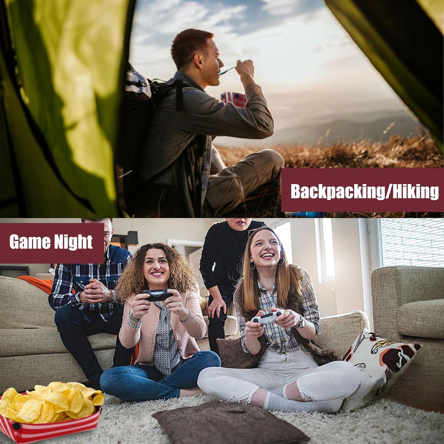 Set de Tazones Plegables CretFine para Camping 4 Piezas