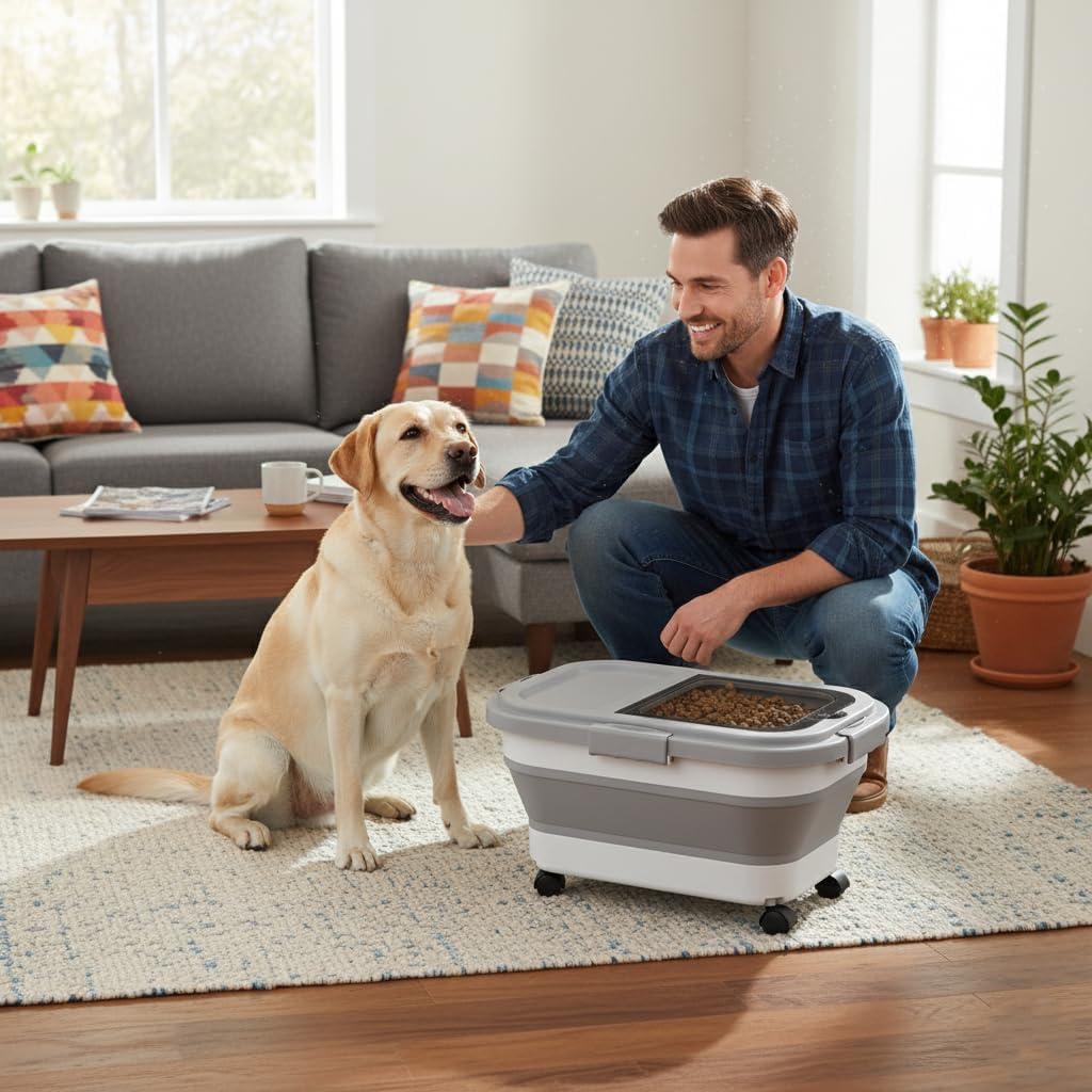 Contenedor de Almacenamiento de Comida para Mascotas Summark 10L