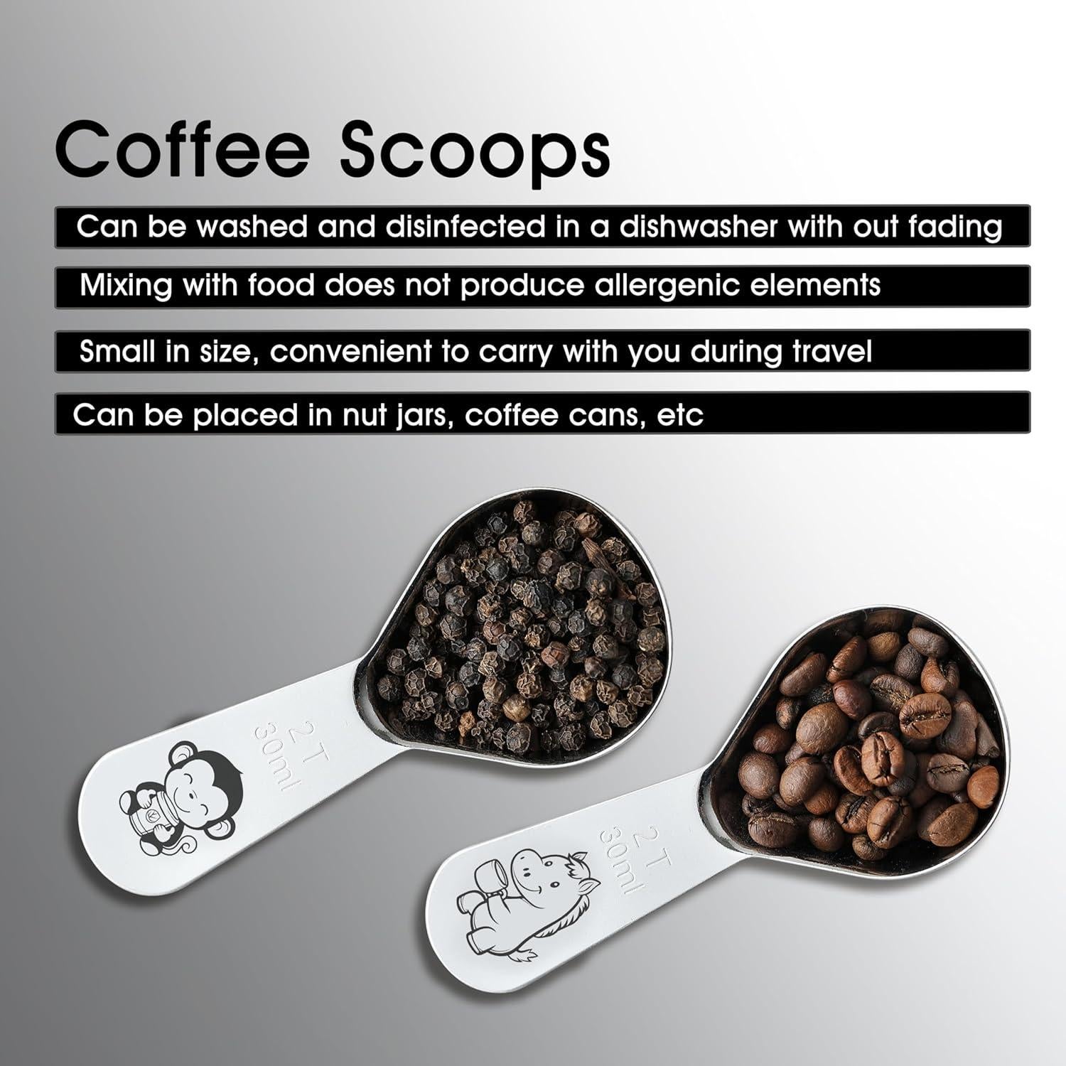 Cuchara Medidora Acero Inoxidable VRUIFA 30ml Diseño Único