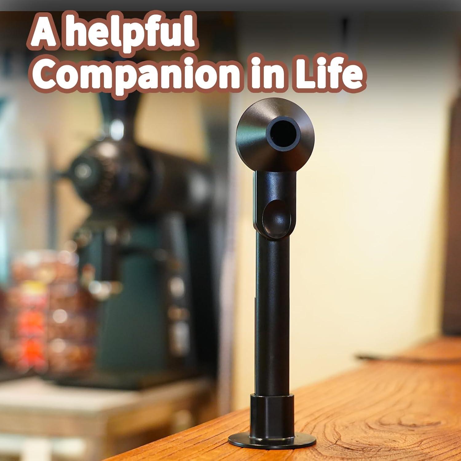 Cuchara de café con embudo Mudygelay 2 cucharadas negra