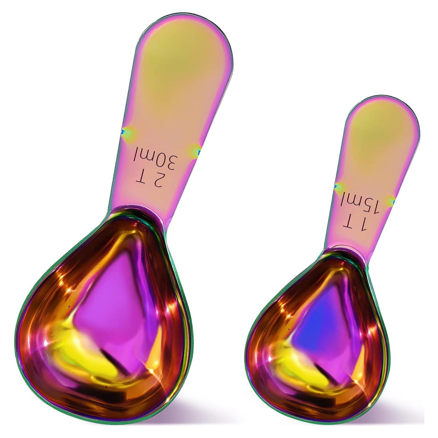 Juego de 2 cucharas medidoras Philbinden acero inoxidable 30ml