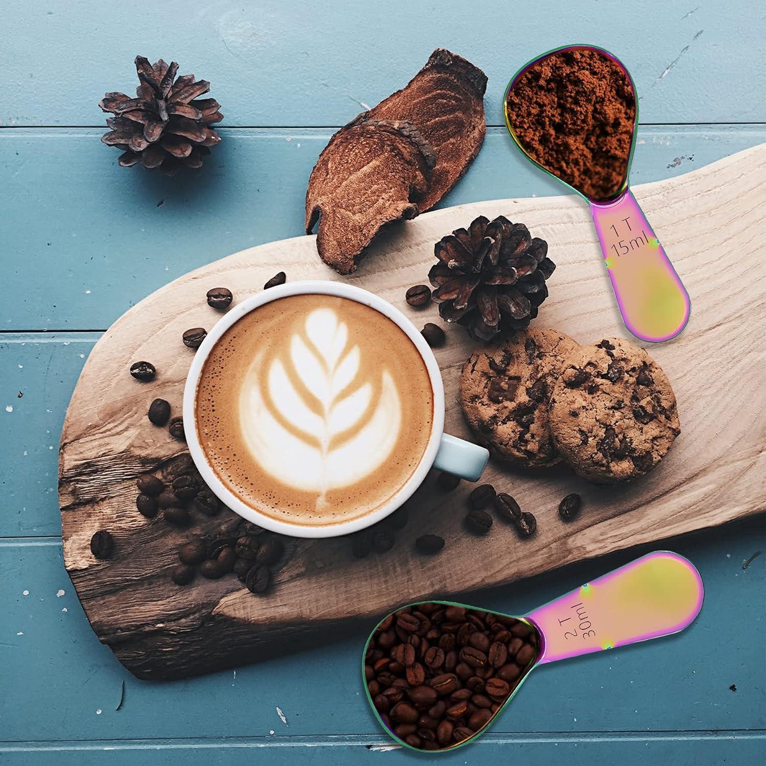 Juego de 2 cucharas medidoras Philbinden acero inoxidable 30ml