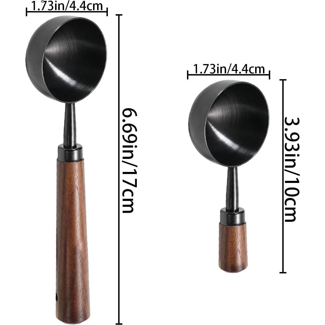 Set de 2 Cucharas Medidoras de Café Acero Inoxidable AddLotLot