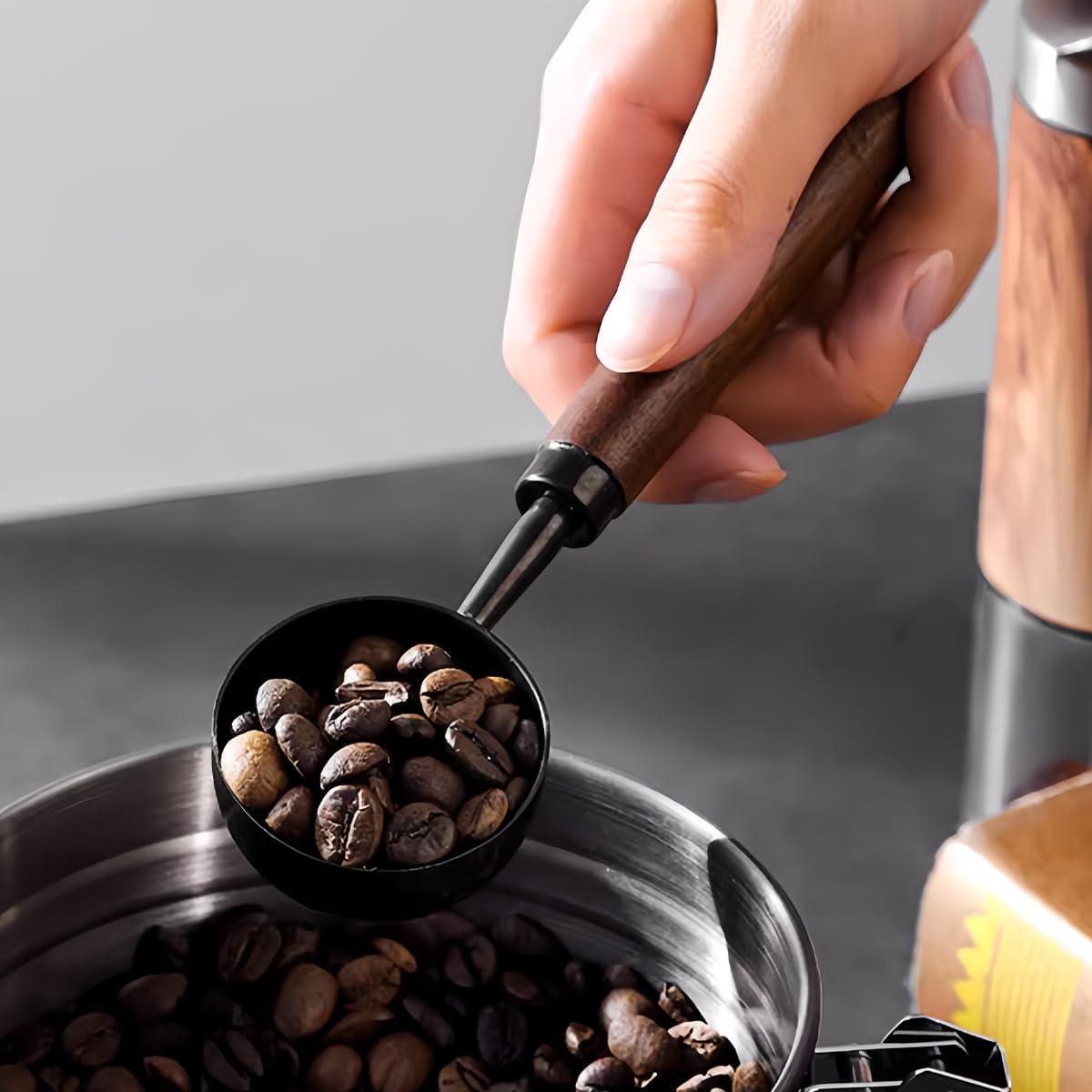 Set de 2 Cucharas Medidoras de Café Acero Inoxidable AddLotLot