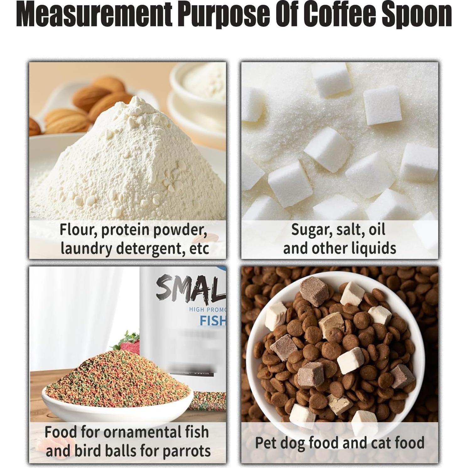 Cuchara Medidora de Café Zinmilin 30ml Acero Inoxidable Negro