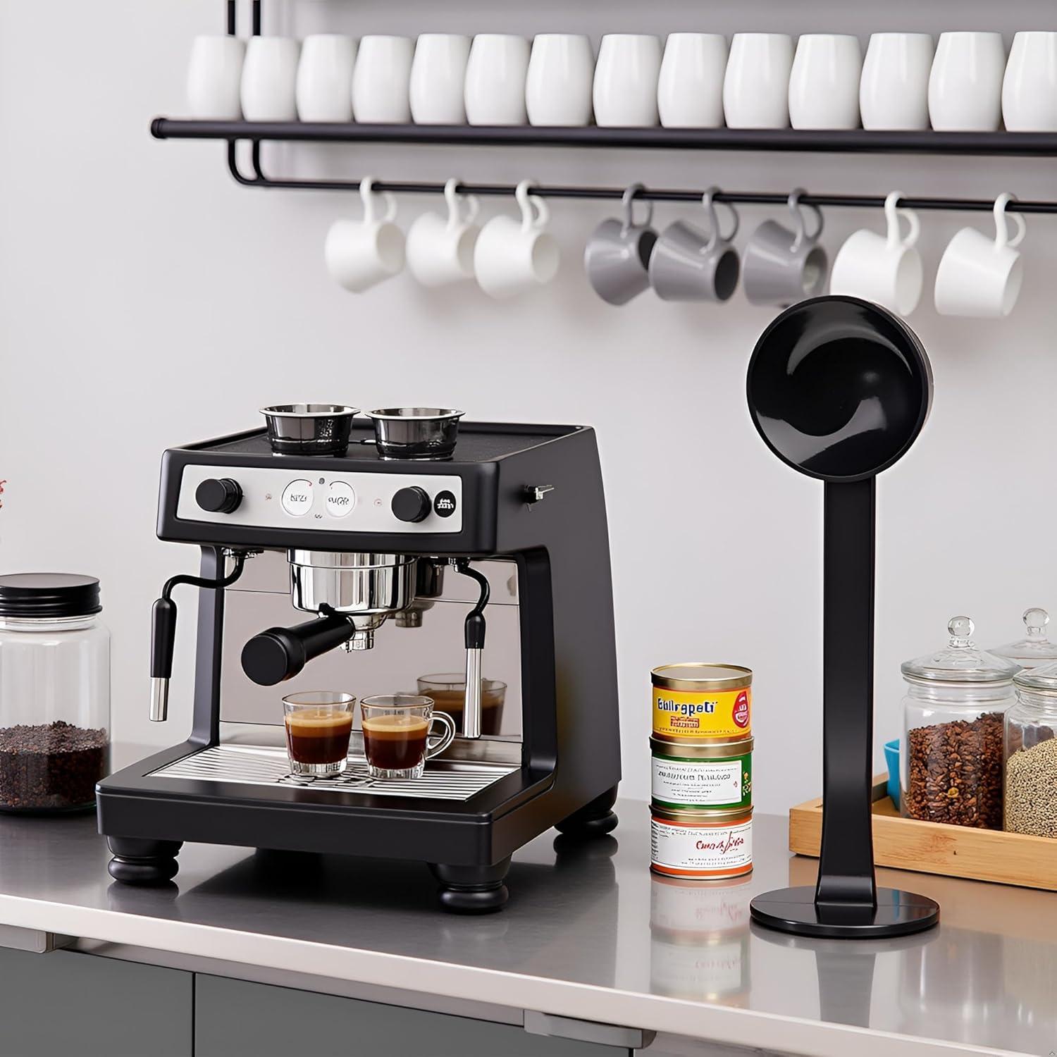 Cuchara Medidora 2-en-1 PurYupearl para Café y Té Negra