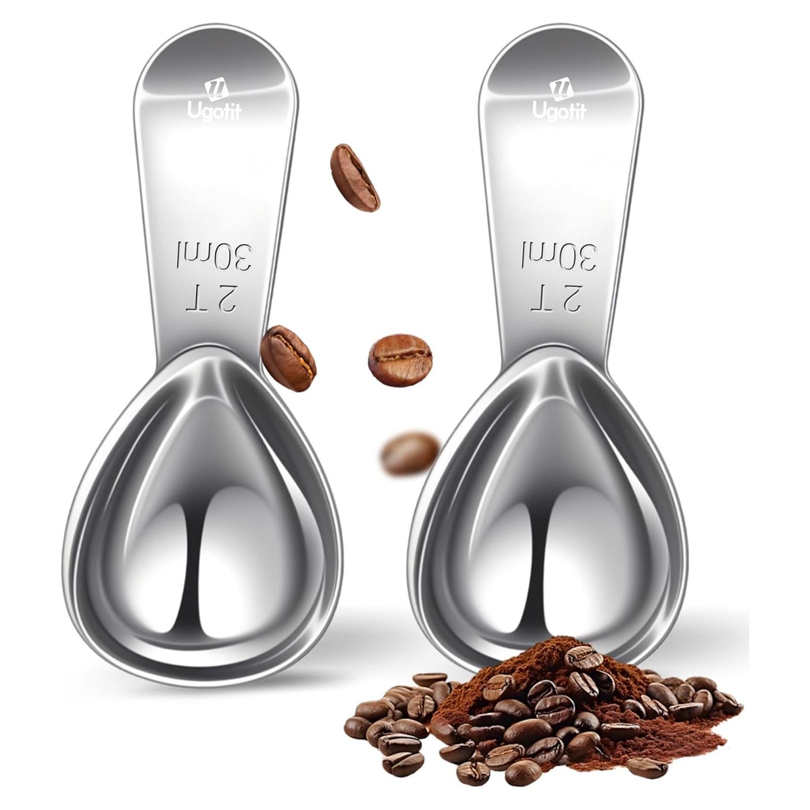 Juego de Cucharas Medidoras Ugotit de Acero Inoxidable 2 Cucharadas