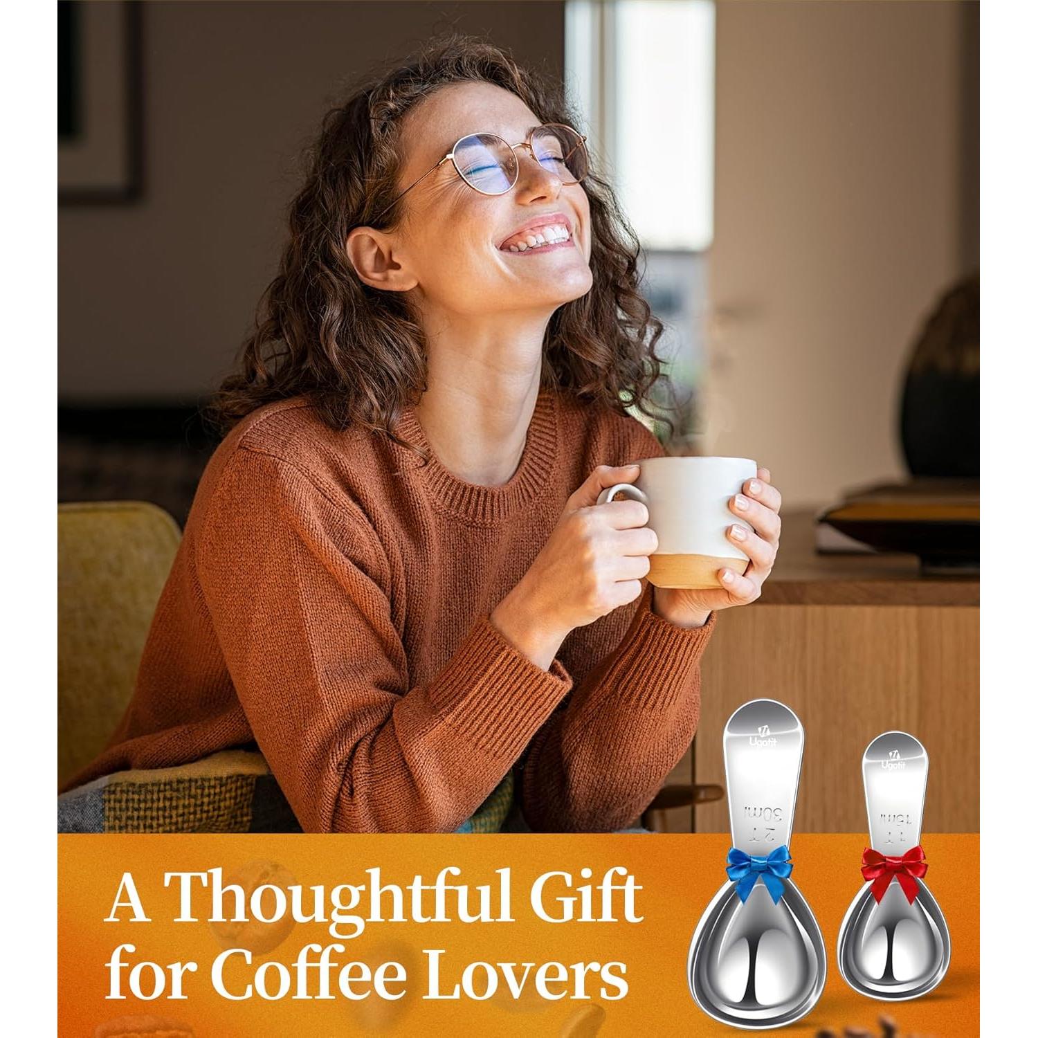 Juego de Cucharas Medidoras Ugotit de Acero Inoxidable 2 Cucharadas