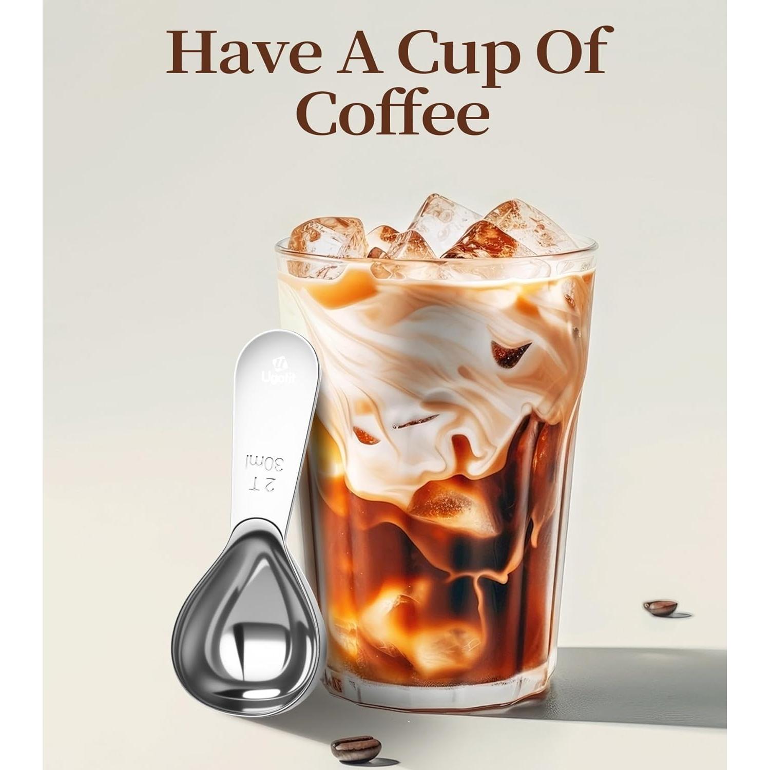 Juego de Cucharas Medidoras Ugotit de Acero Inoxidable 2 Cucharadas