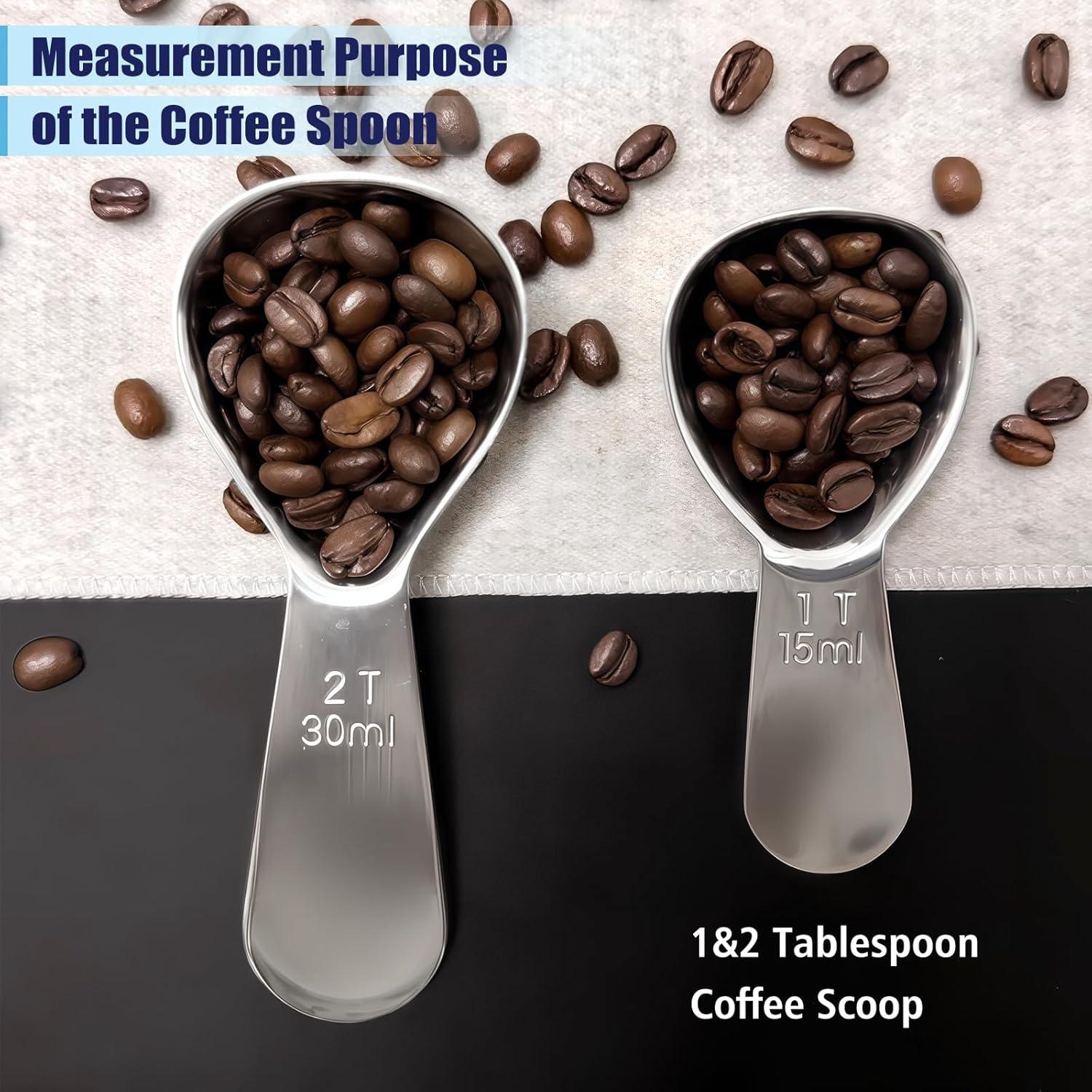 Cucharas Medidoras de Acero Inoxidable Rovella 30ml - 2 Pcs