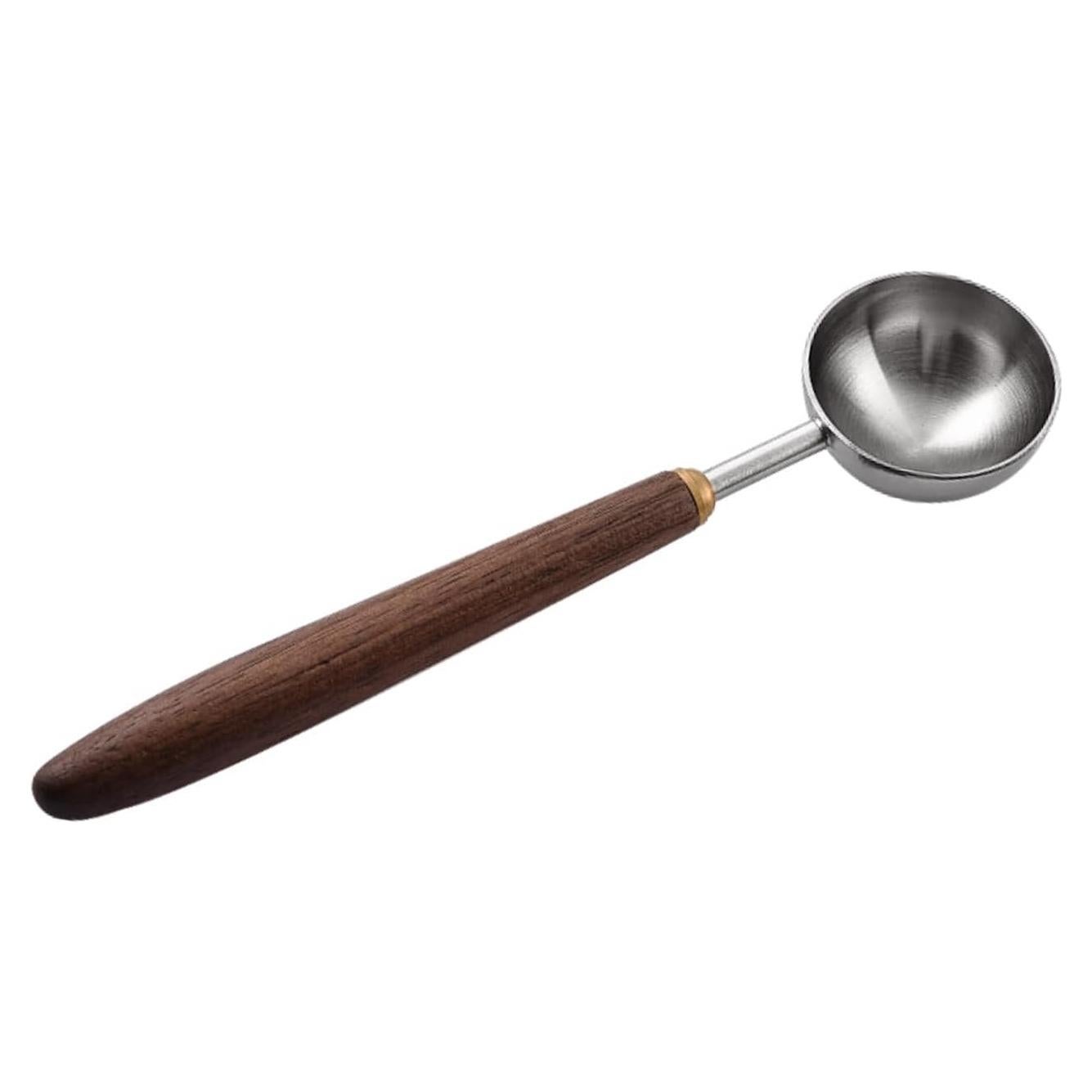 Cuchara de Café Gonzone Acero Inoxidable con Mango de Nogal 5g
