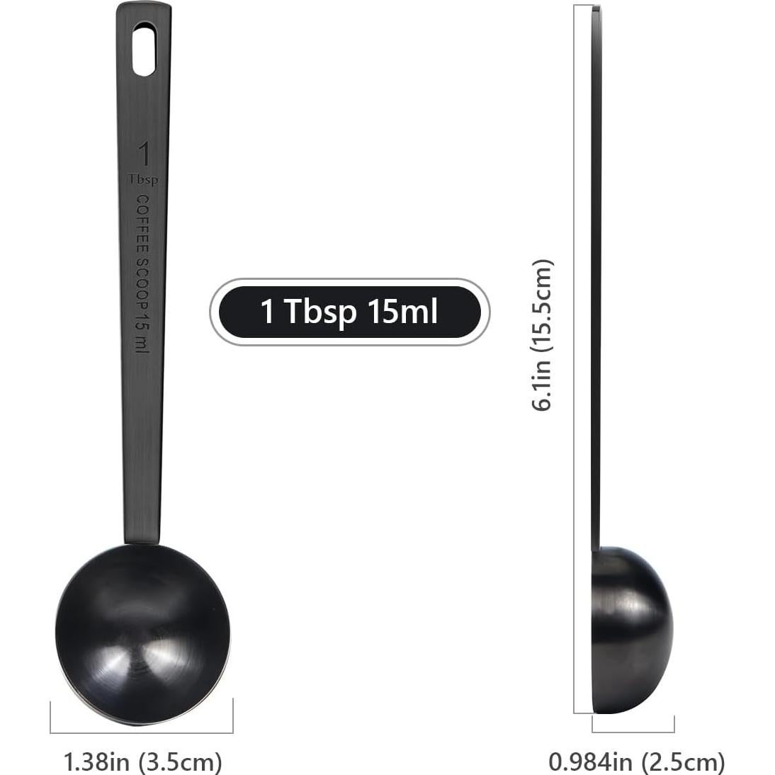 Cucharón Medidor de Acero Inoxidable 15ml para Café y Té