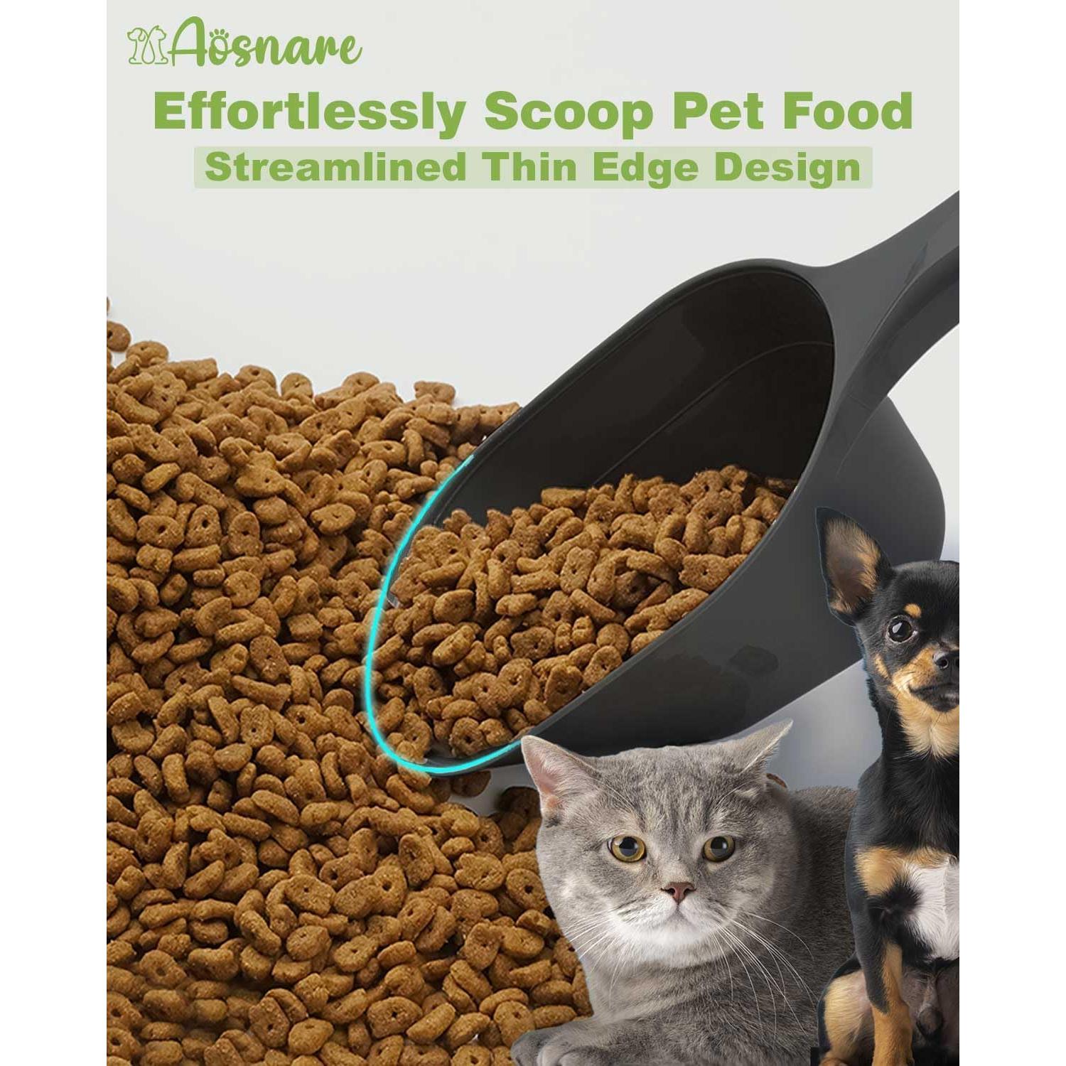 Cucharón para Alimento de Mascotas Aosnare 1 Taza con Medidas
