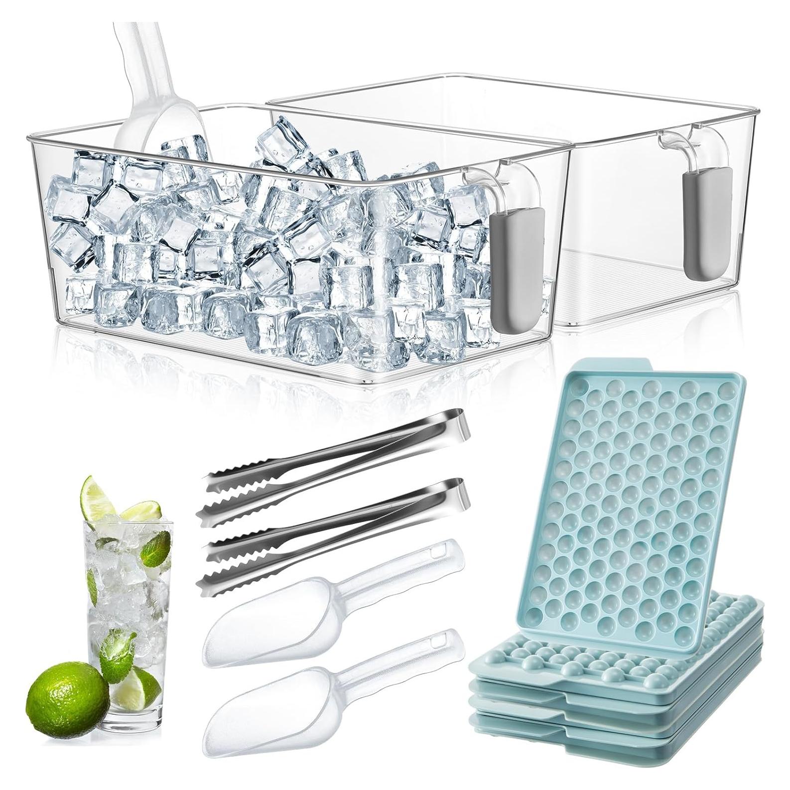 Contenedor de Hielo Havawish 10 Pcs con Moldes y Cucharas