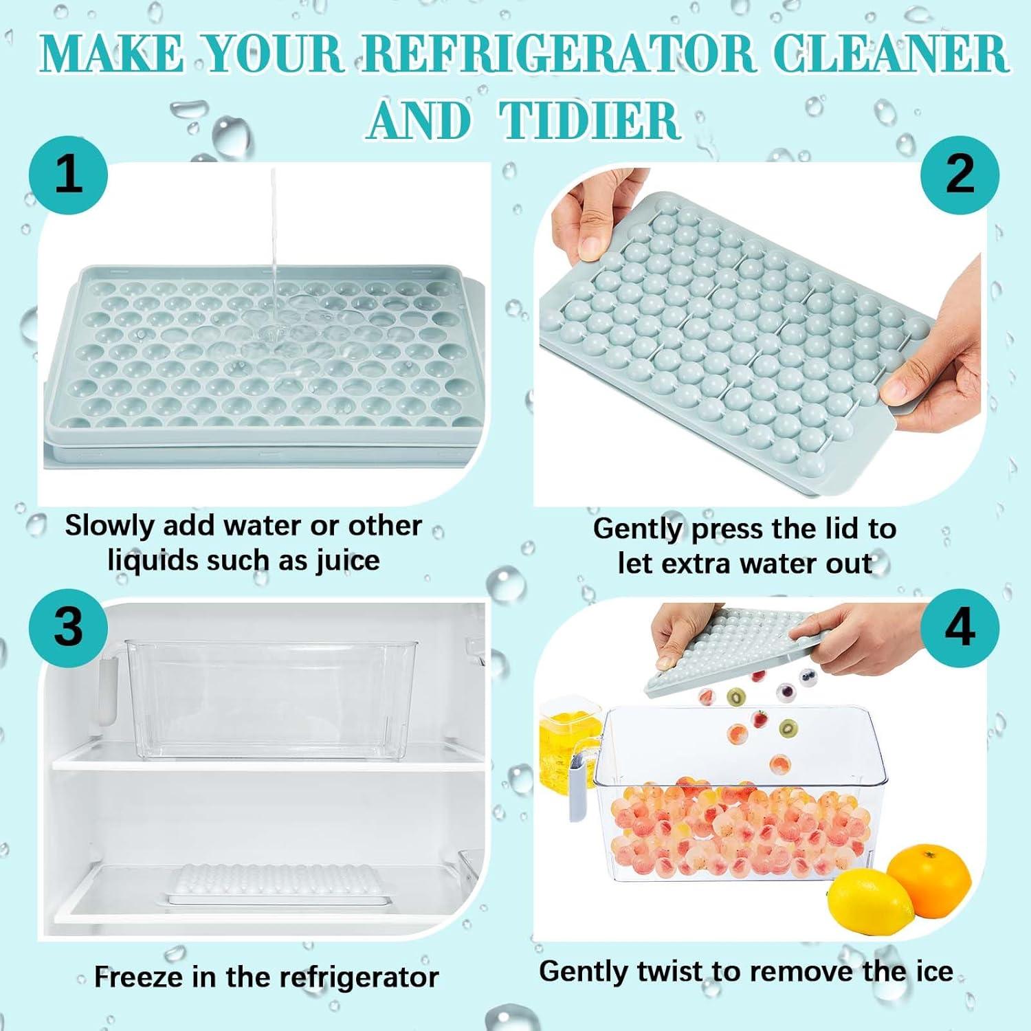 Contenedor de Hielo Havawish 10 Pcs con Moldes y Cucharas